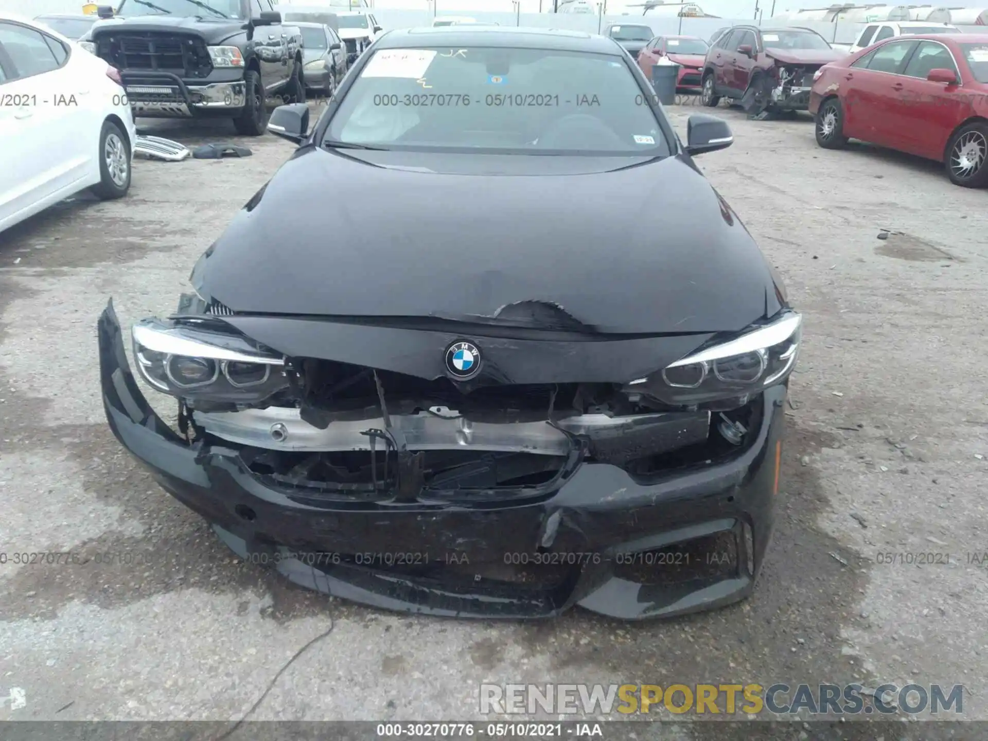 6 Photograph of a damaged car WBA4W3C5XKAF93324 BMW 4 SERIES 2019