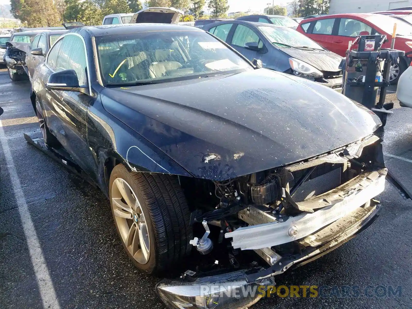 1 Фотография поврежденного автомобиля WBA4W3C5XKAF93646 BMW 4 SERIES 2019