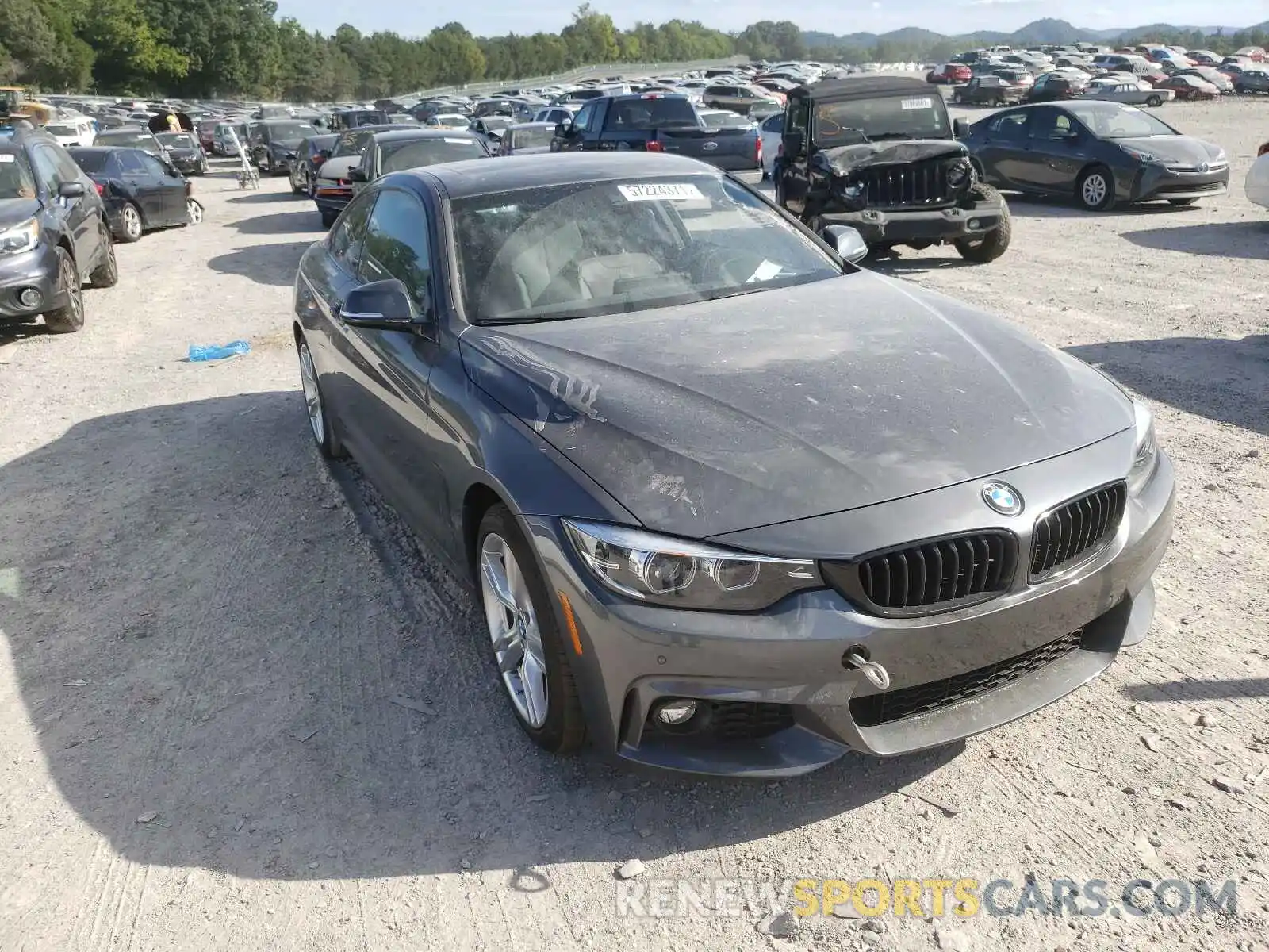 1 Photograph of a damaged car WBA4W5C50KAE49731 BMW 4 SERIES 2019