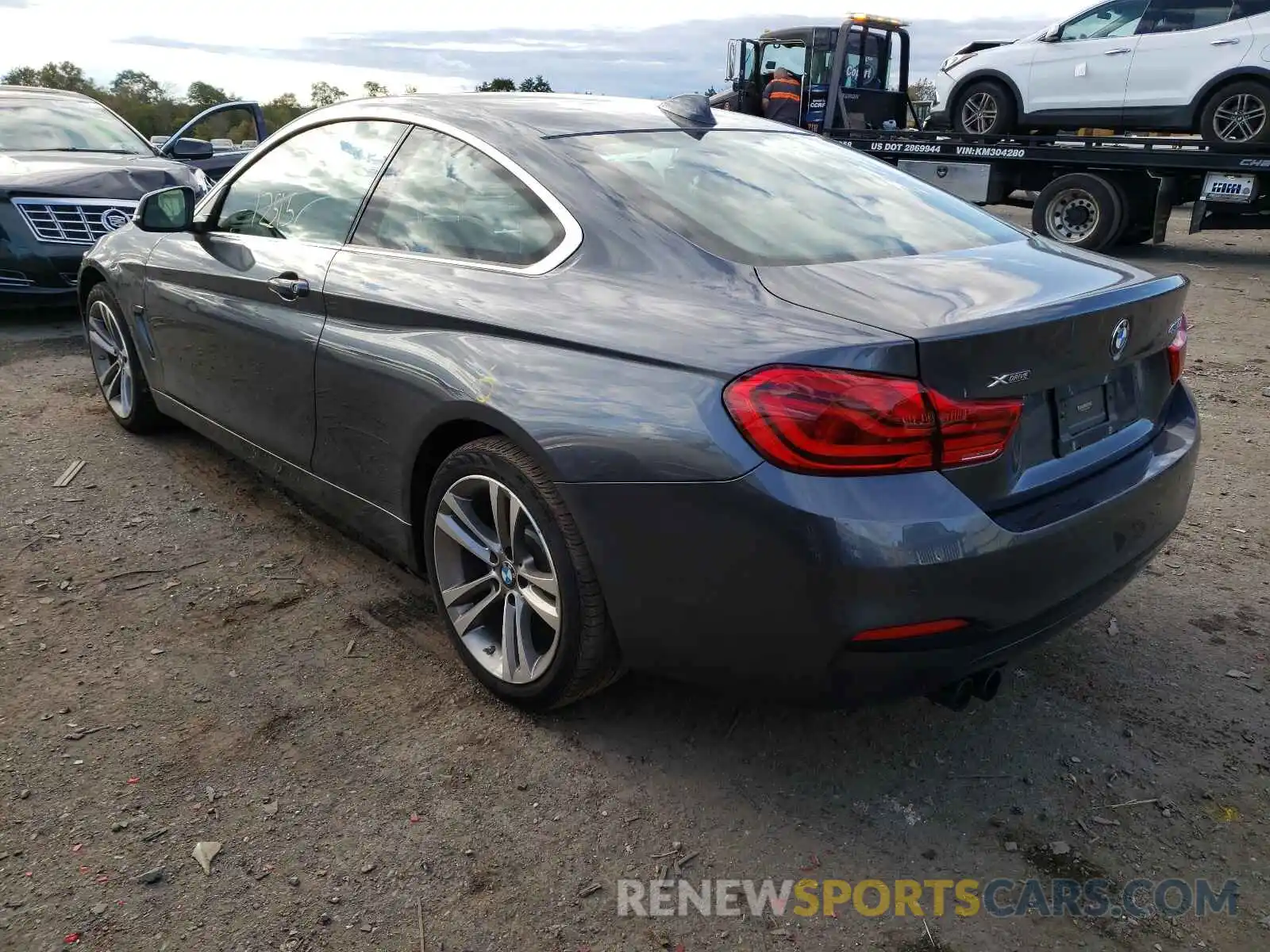 3 Photograph of a damaged car WBA4W5C50KAE49826 BMW 4 SERIES 2019