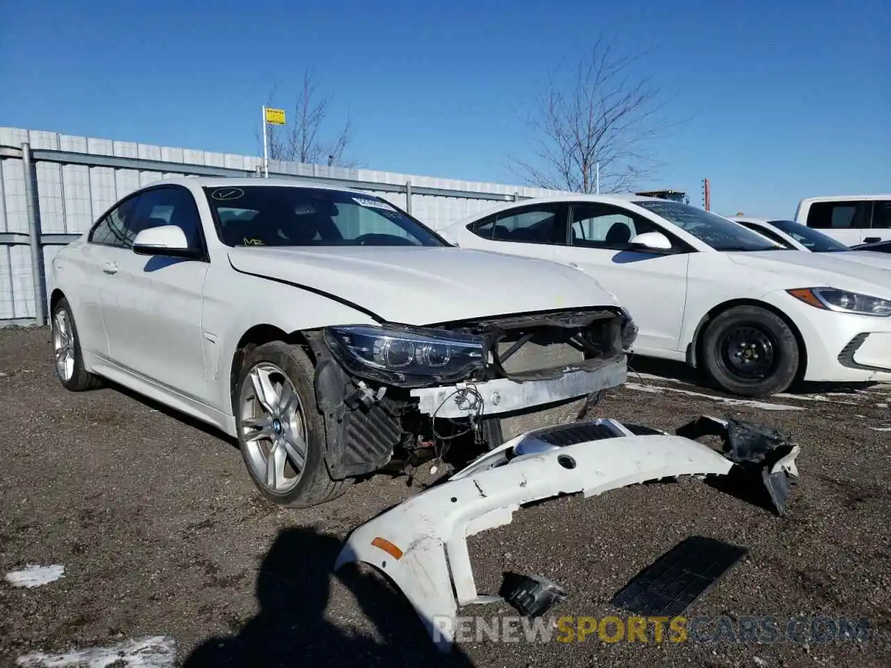 1 Photograph of a damaged car WBA4W5C52KAE43610 BMW 4 SERIES 2019