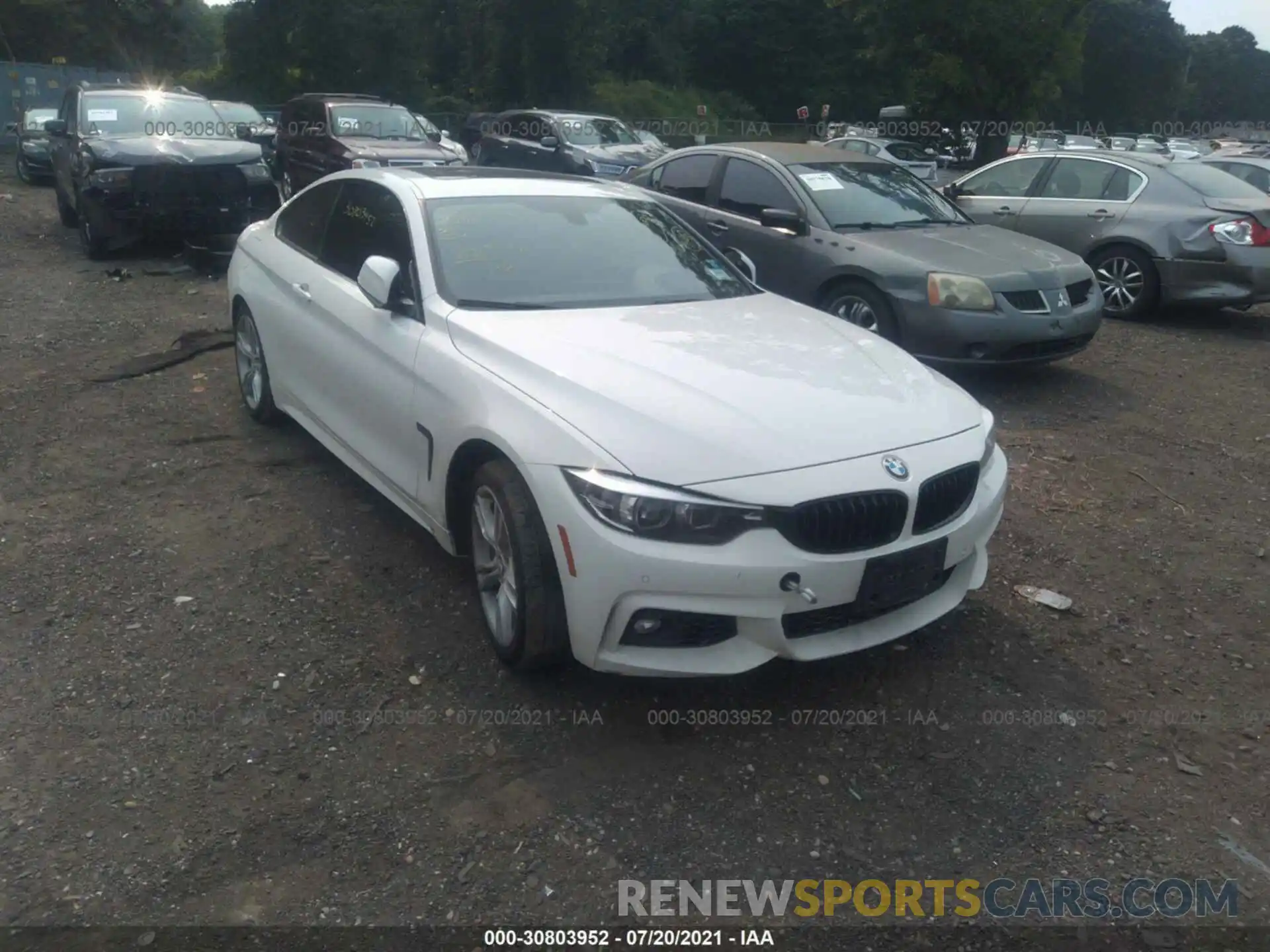 1 Photograph of a damaged car WBA4W5C52KAE43705 BMW 4 SERIES 2019