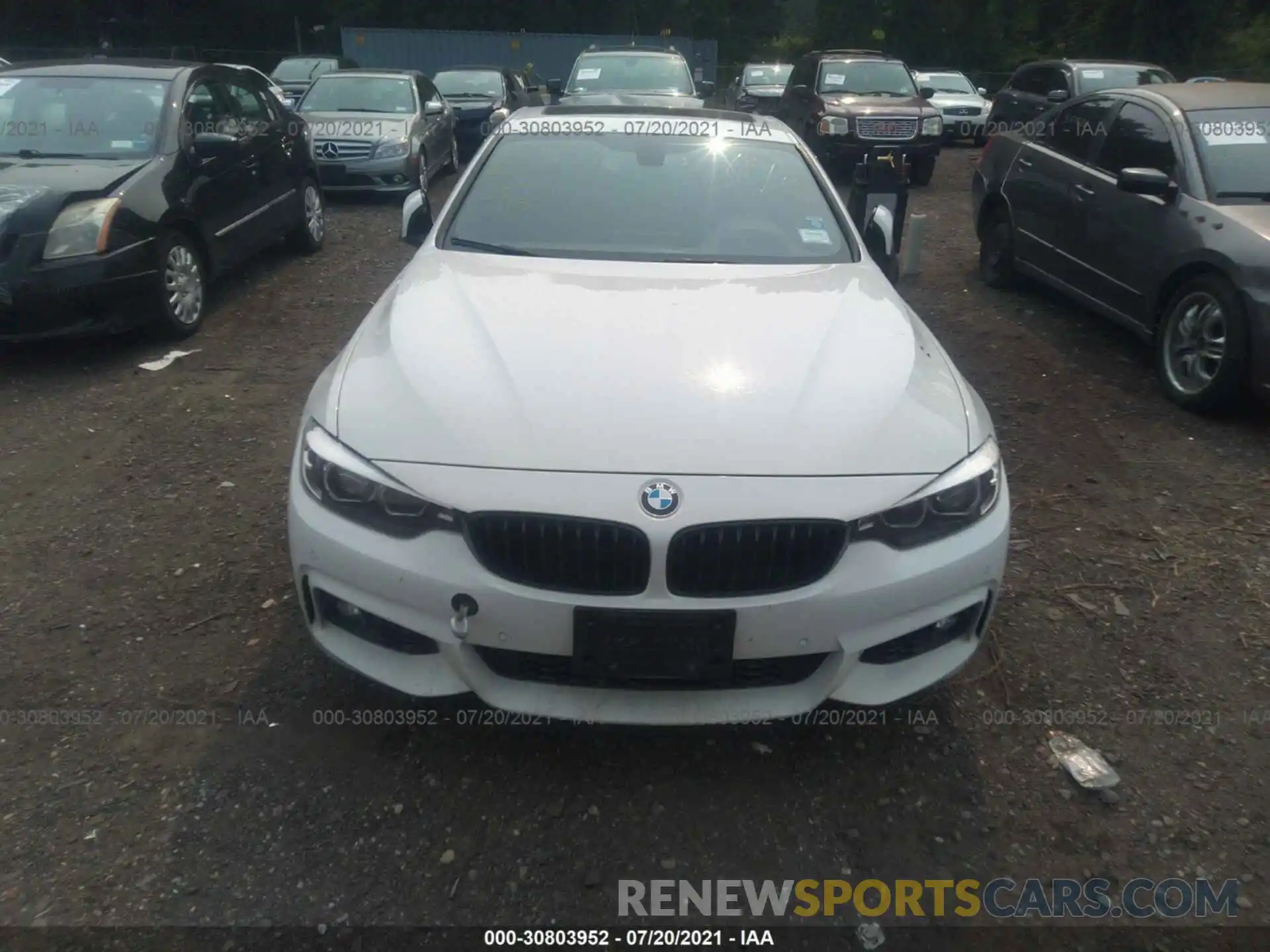 6 Photograph of a damaged car WBA4W5C52KAE43705 BMW 4 SERIES 2019