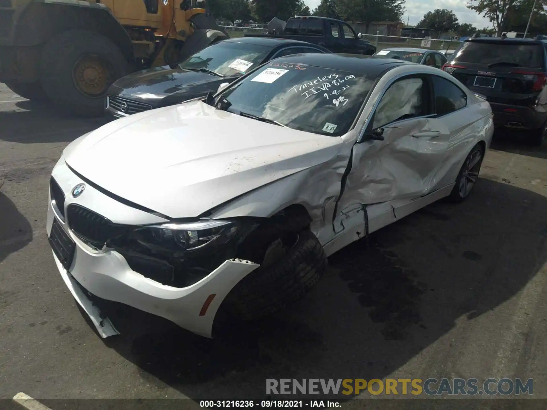 2 Photograph of a damaged car WBA4W5C52KAE43901 BMW 4 SERIES 2019