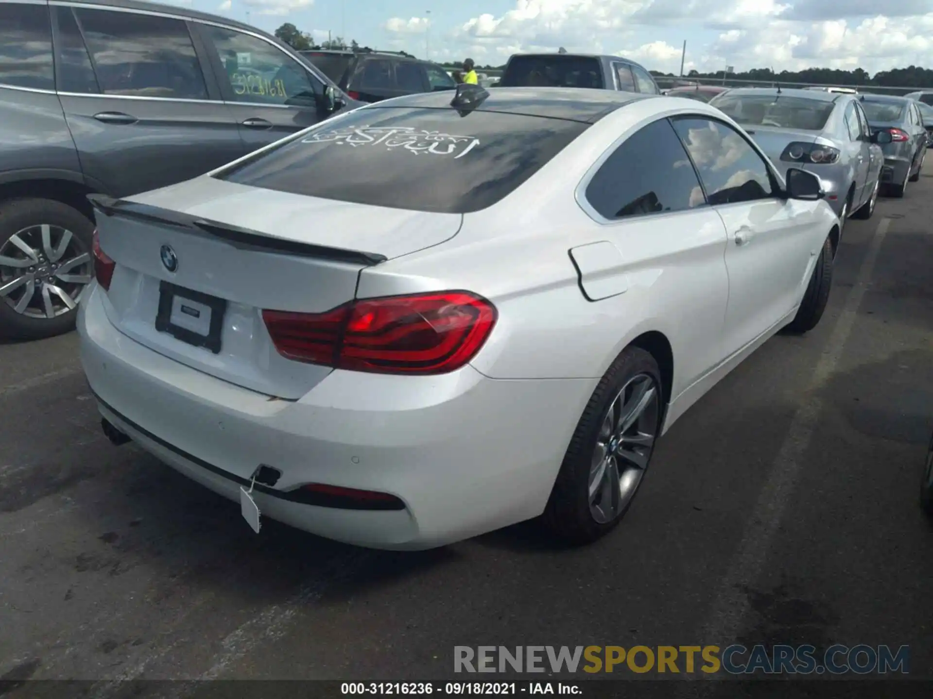 4 Photograph of a damaged car WBA4W5C52KAE43901 BMW 4 SERIES 2019