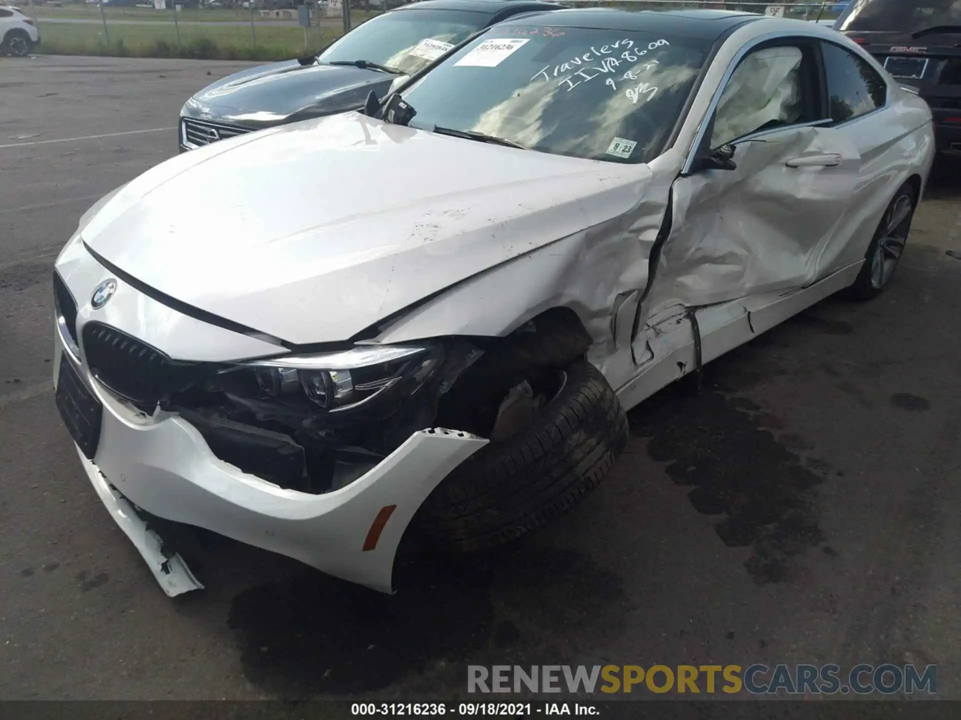 6 Photograph of a damaged car WBA4W5C52KAE43901 BMW 4 SERIES 2019