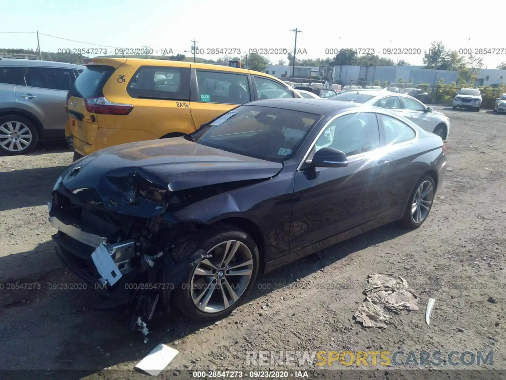 2 Photograph of a damaged car WBA4W5C53KAE43681 BMW 4 SERIES 2019