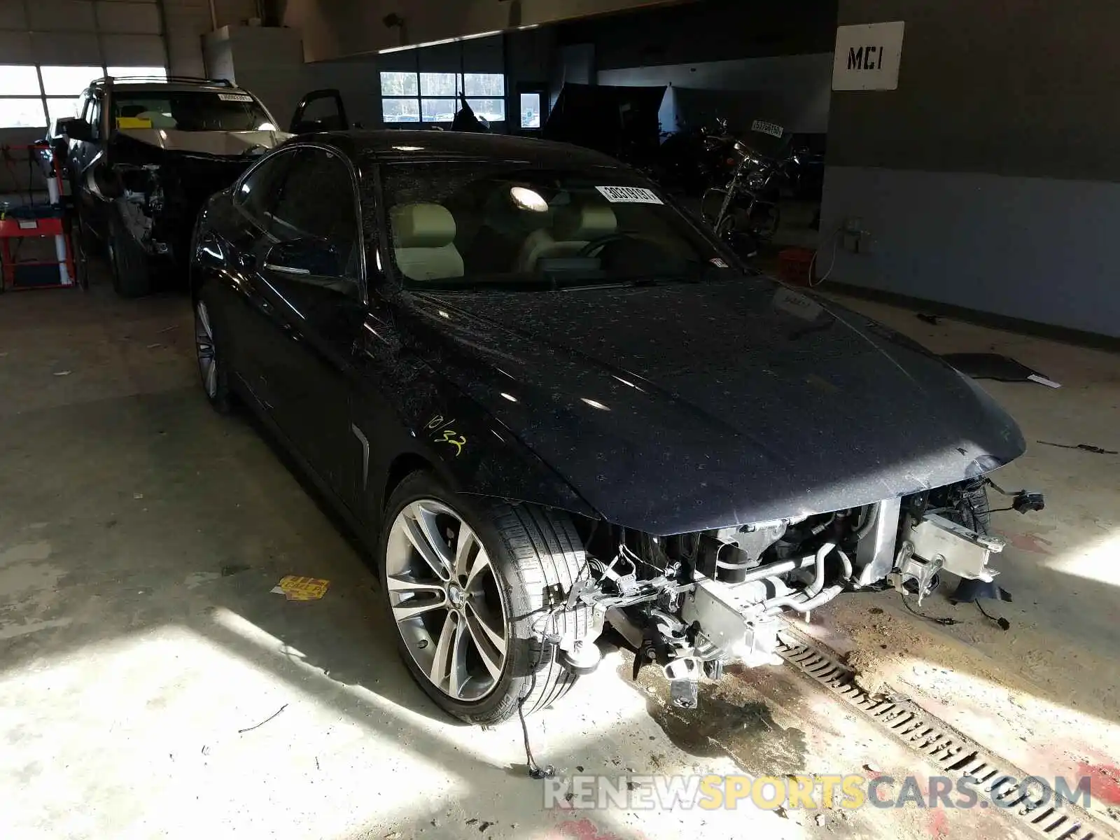 1 Photograph of a damaged car WBA4W5C53KAE50954 BMW 4 SERIES 2019