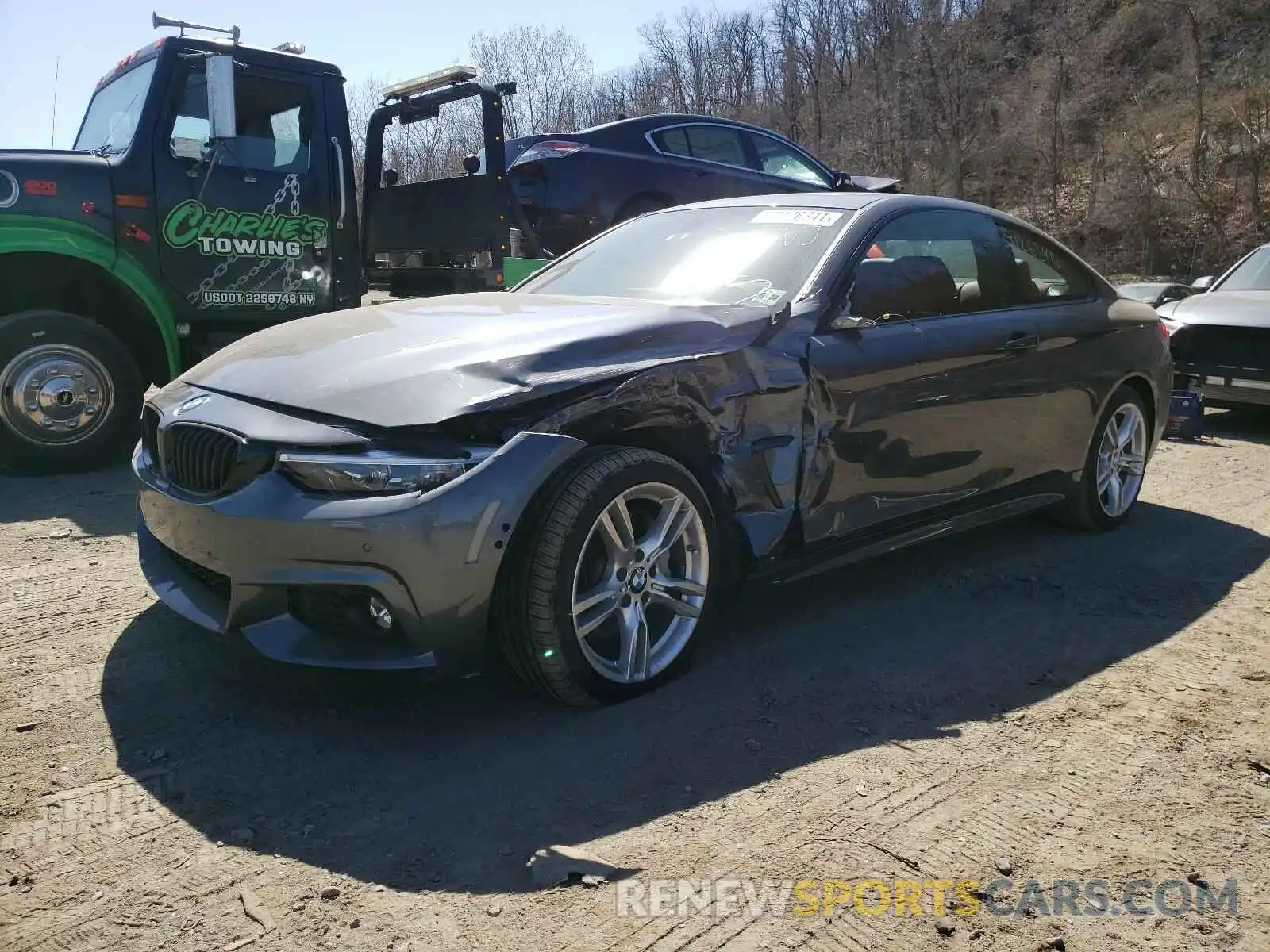 2 Фотография поврежденного автомобиля WBA4W5C53KAE51277 BMW 4 SERIES 2019