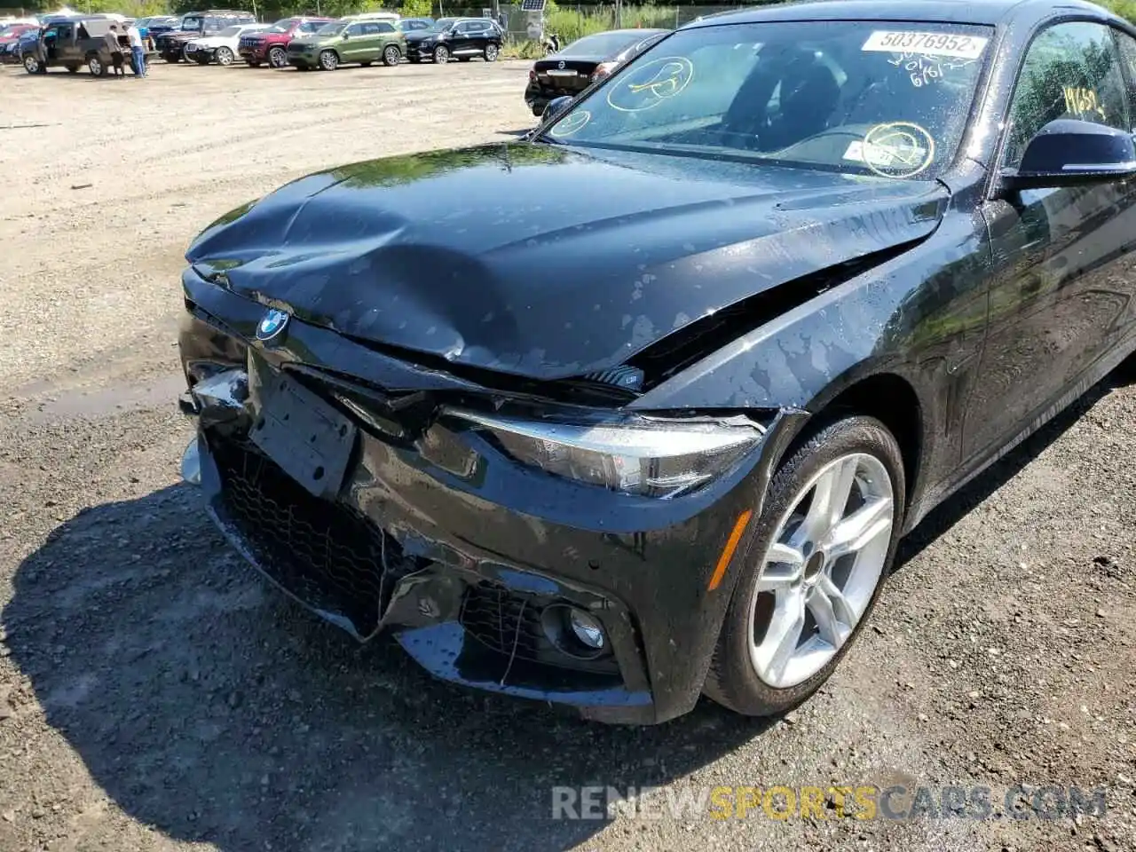 10 Photograph of a damaged car WBA4W5C54KAE43690 BMW 4 SERIES 2019