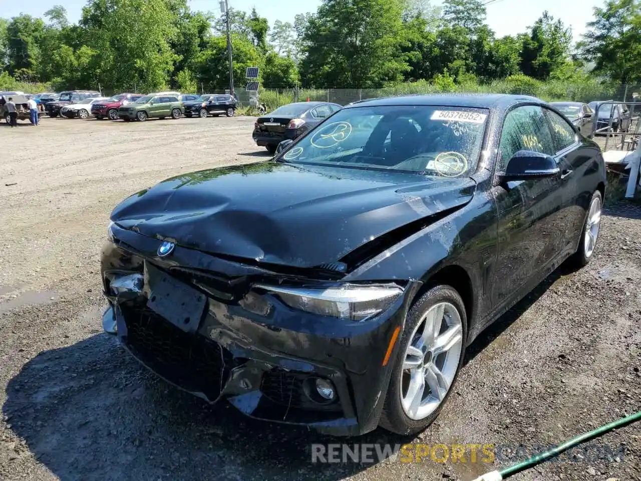 2 Photograph of a damaged car WBA4W5C54KAE43690 BMW 4 SERIES 2019