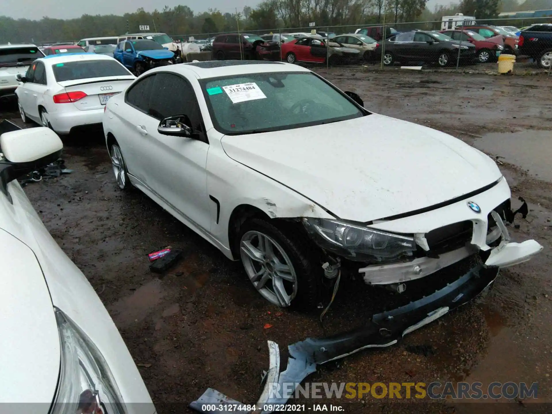 1 Photograph of a damaged car WBA4W5C54KAE49652 BMW 4 SERIES 2019