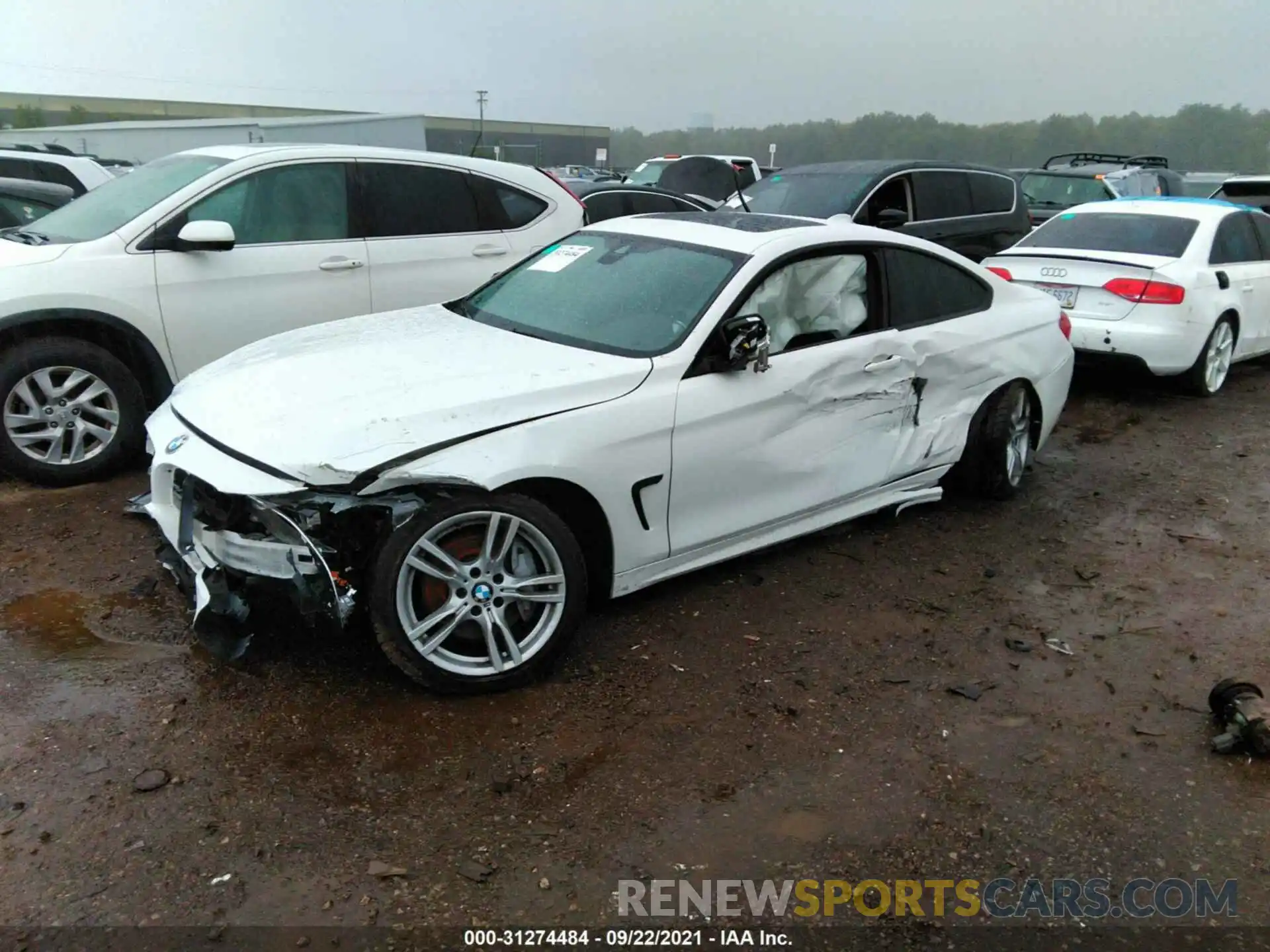 2 Photograph of a damaged car WBA4W5C54KAE49652 BMW 4 SERIES 2019