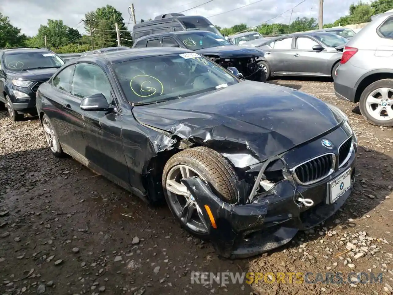 1 Photograph of a damaged car WBA4W5C54KAE51269 BMW 4 SERIES 2019