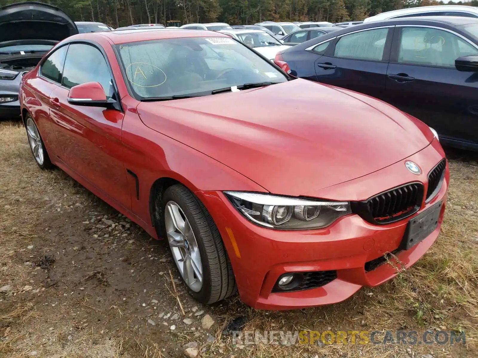 1 Photograph of a damaged car WBA4W5C55KAE50776 BMW 4 SERIES 2019