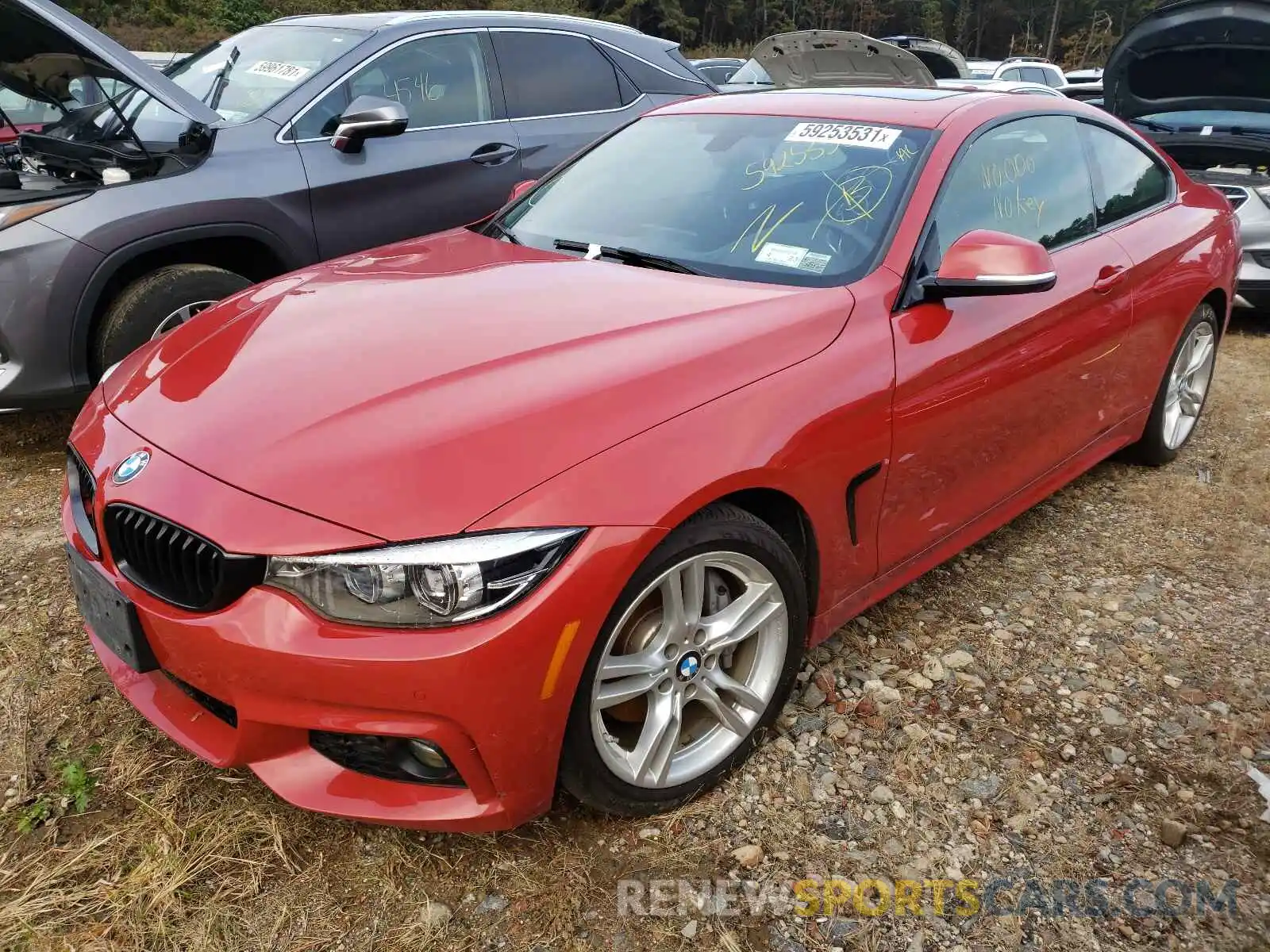 2 Photograph of a damaged car WBA4W5C55KAE50776 BMW 4 SERIES 2019