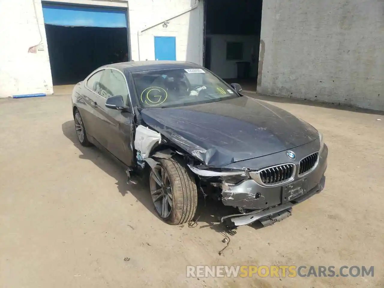 1 Фотография поврежденного автомобиля WBA4W5C56KAE49846 BMW 4 SERIES 2019