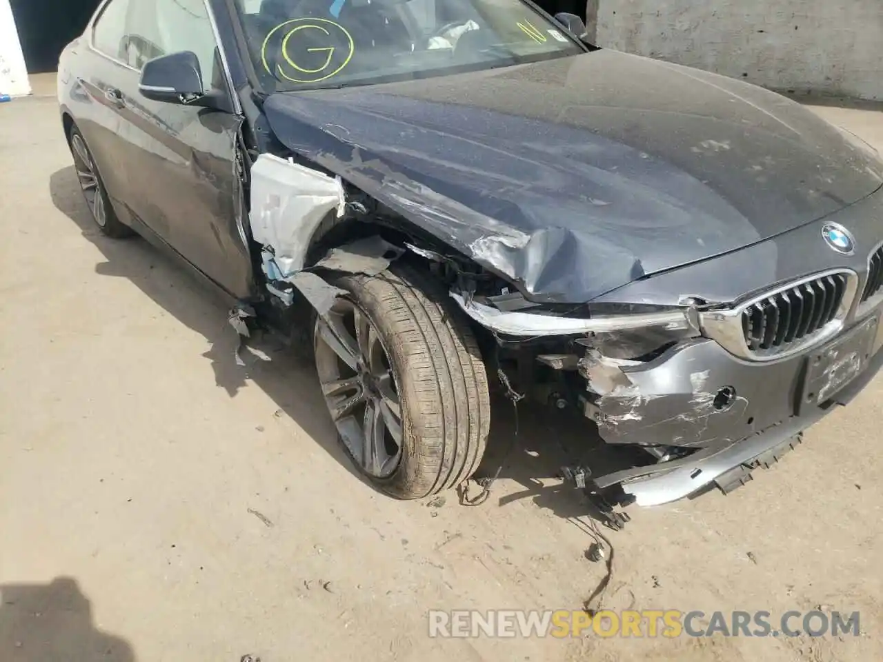 9 Photograph of a damaged car WBA4W5C56KAE49846 BMW 4 SERIES 2019