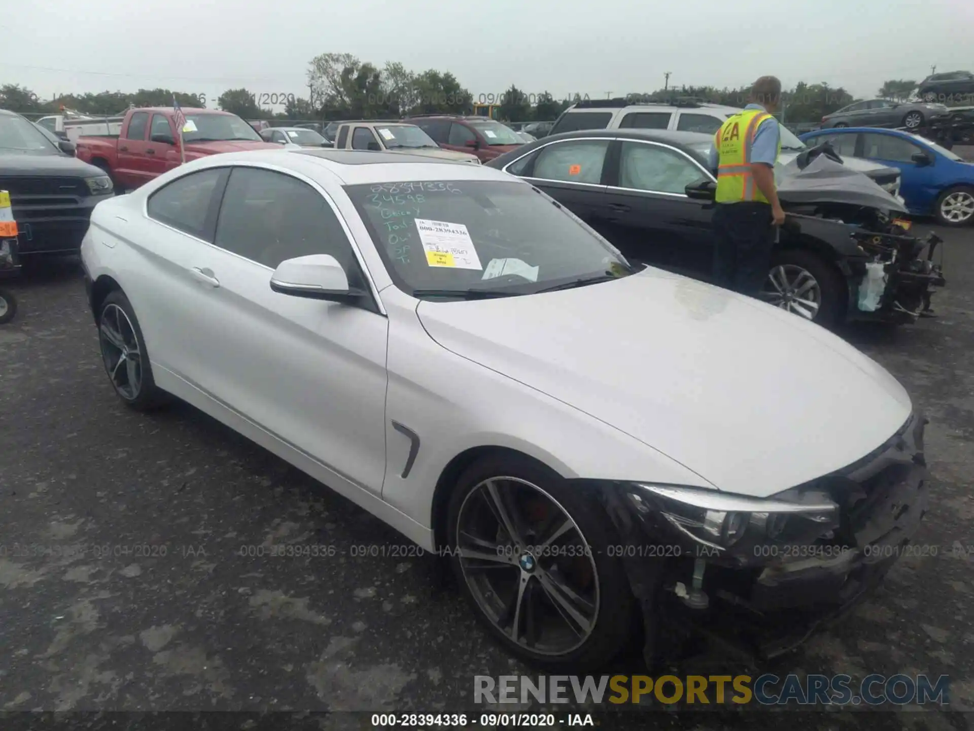 1 Photograph of a damaged car WBA4W5C57KAE51296 BMW 4 SERIES 2019