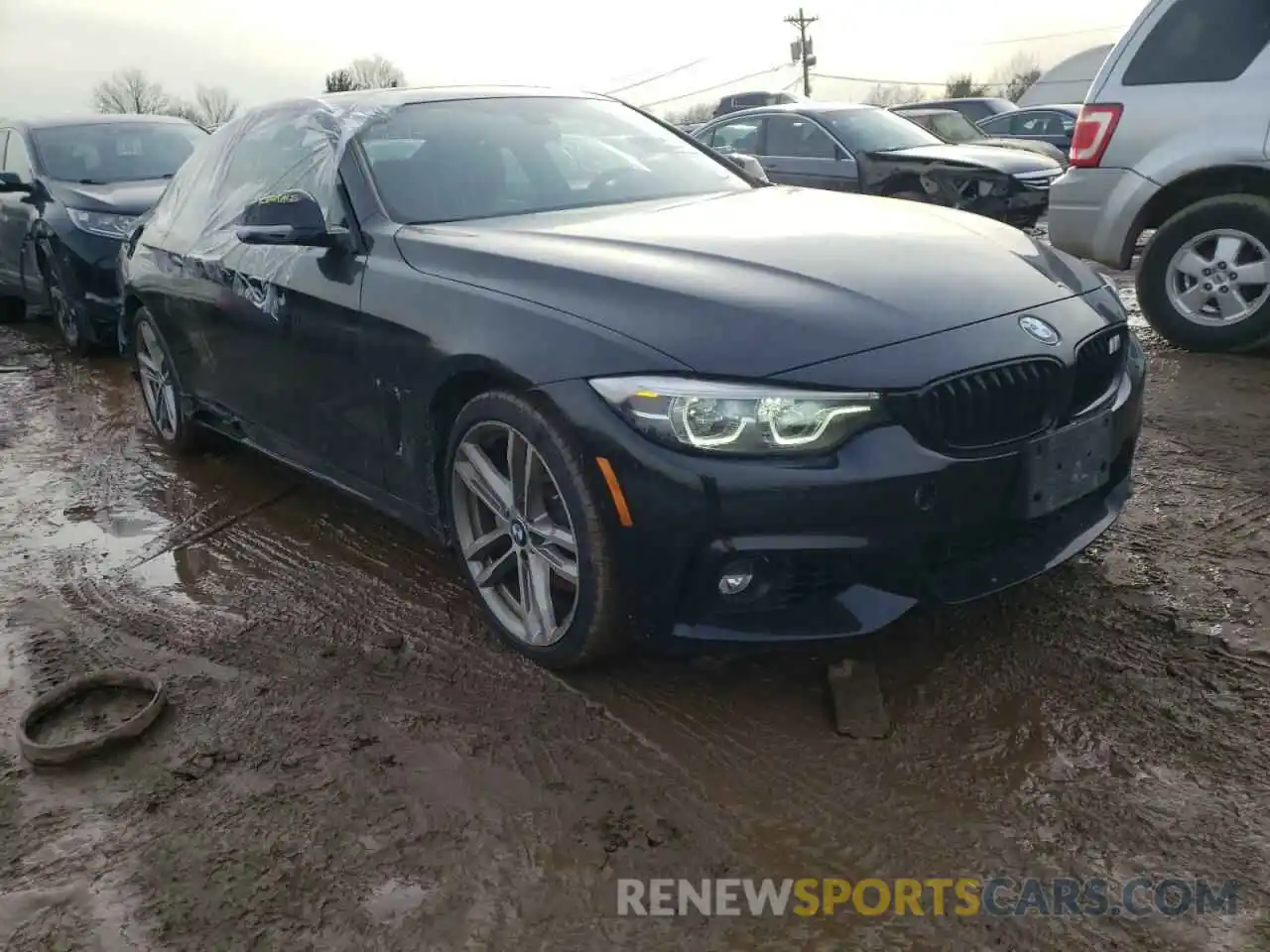 1 Photograph of a damaged car WBA4W5C58KAE49752 BMW 4 SERIES 2019