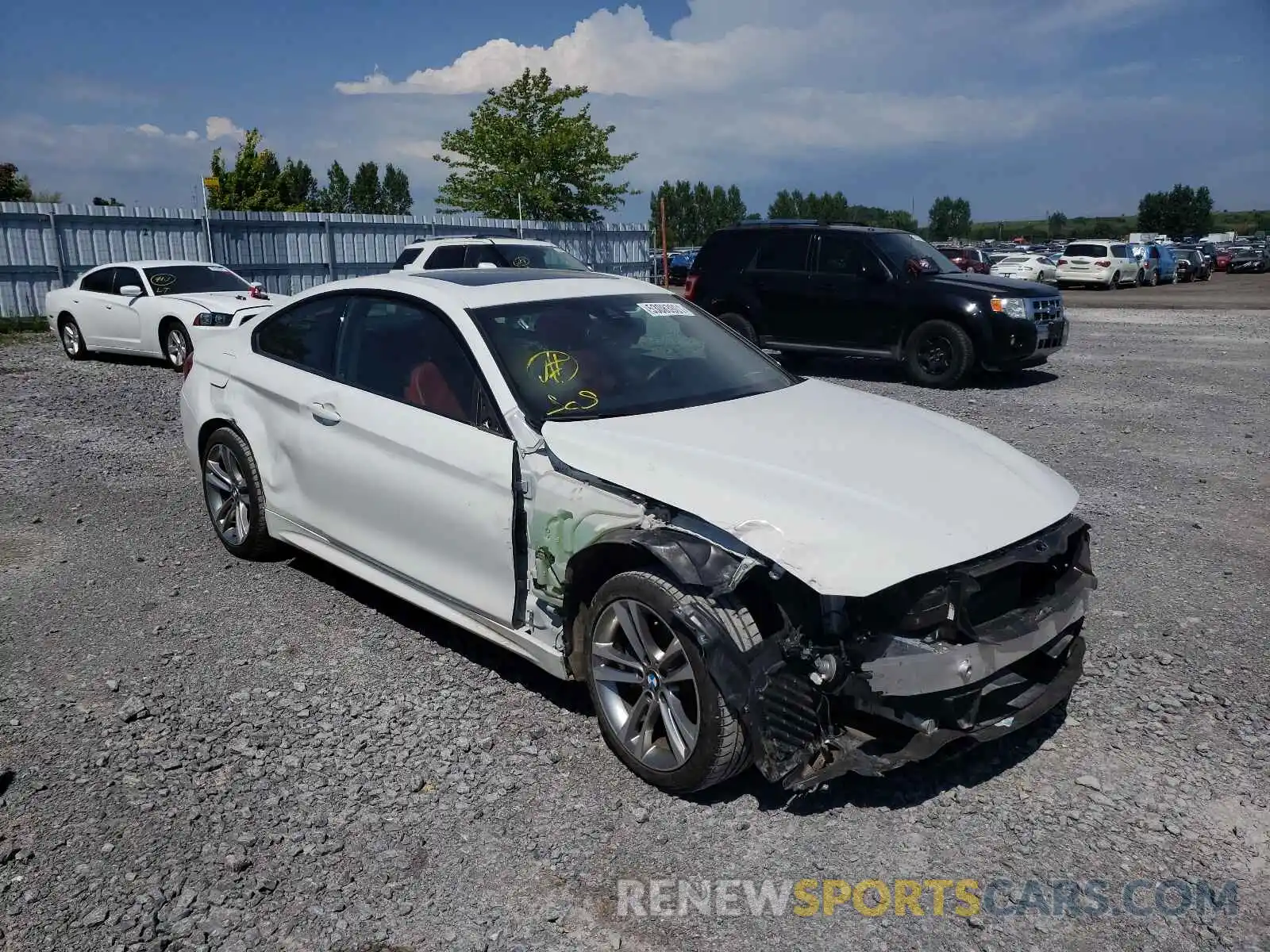 1 Photograph of a damaged car WBA4W5C58KAE49881 BMW 4 SERIES 2019