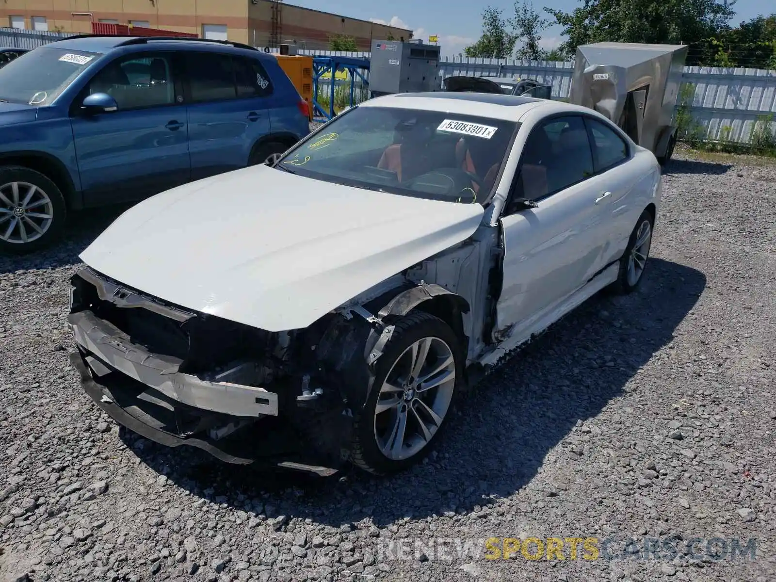 2 Photograph of a damaged car WBA4W5C58KAE49881 BMW 4 SERIES 2019