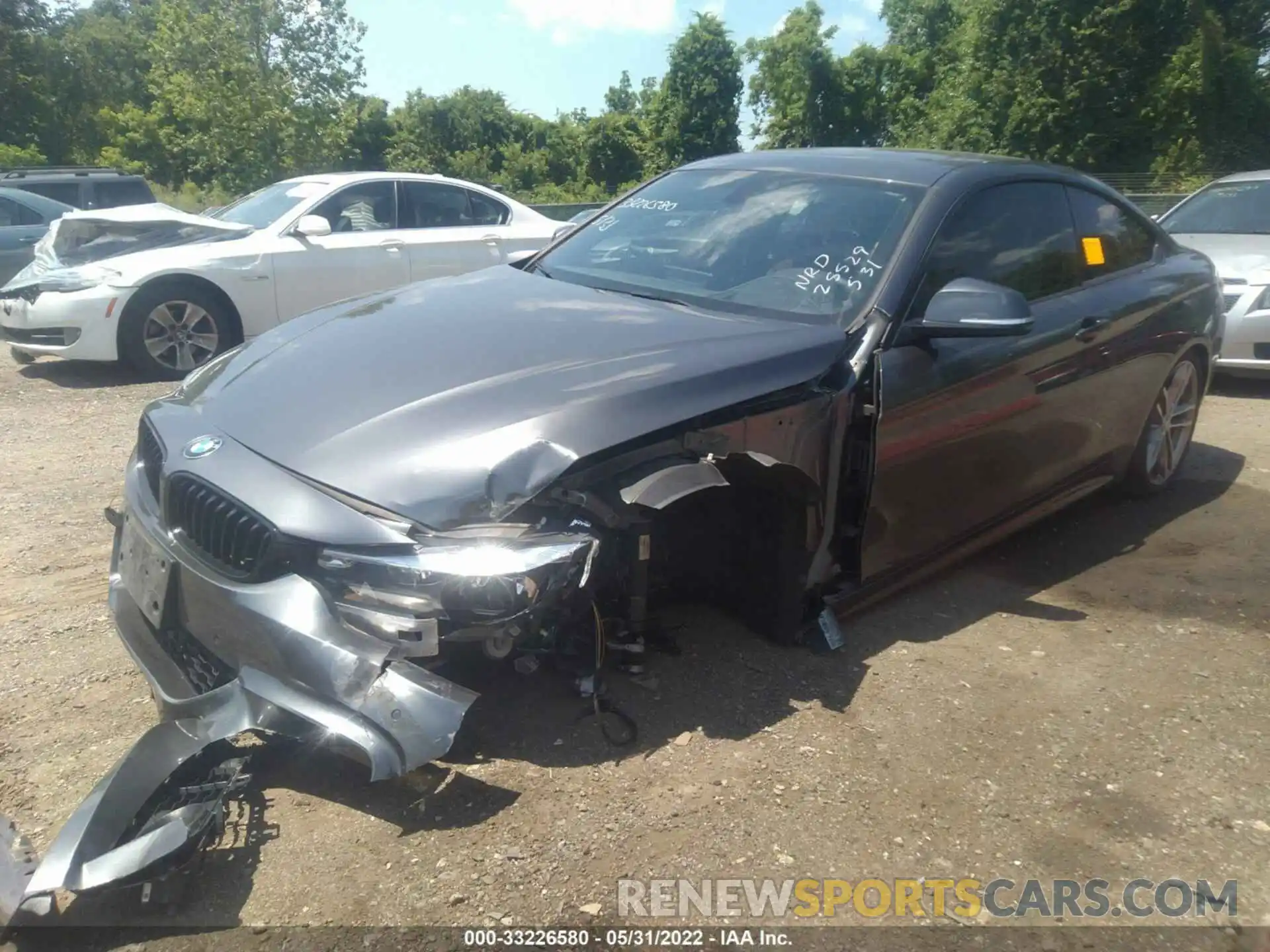 2 Photograph of a damaged car WBA4W5C59KAE50831 BMW 4 SERIES 2019