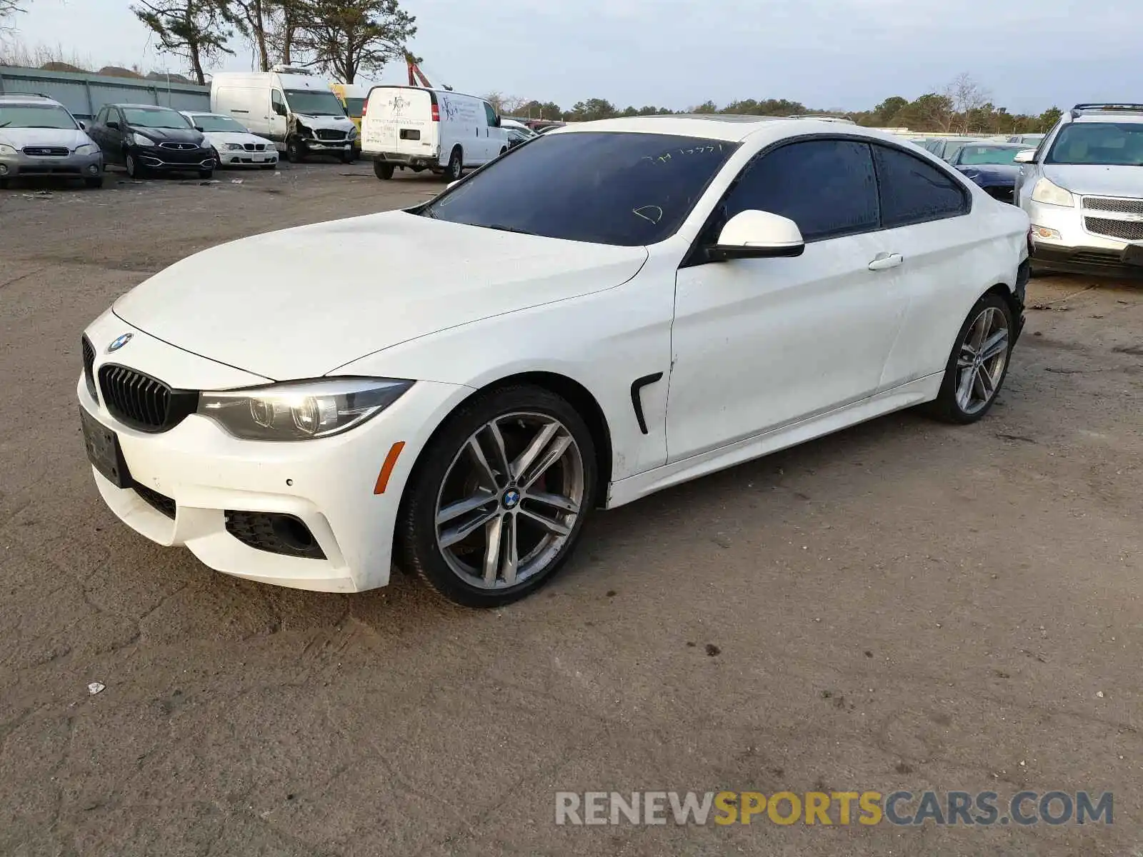 2 Photograph of a damaged car WBA4W5C5XKAE43662 BMW 4 SERIES 2019