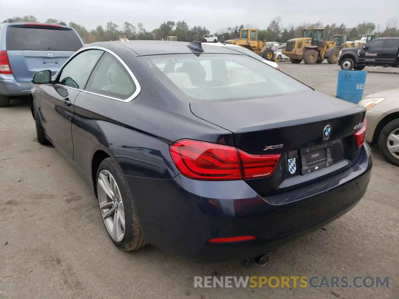 3 Photograph of a damaged car WBA4W5C5XKAE51101 BMW 4 SERIES 2019