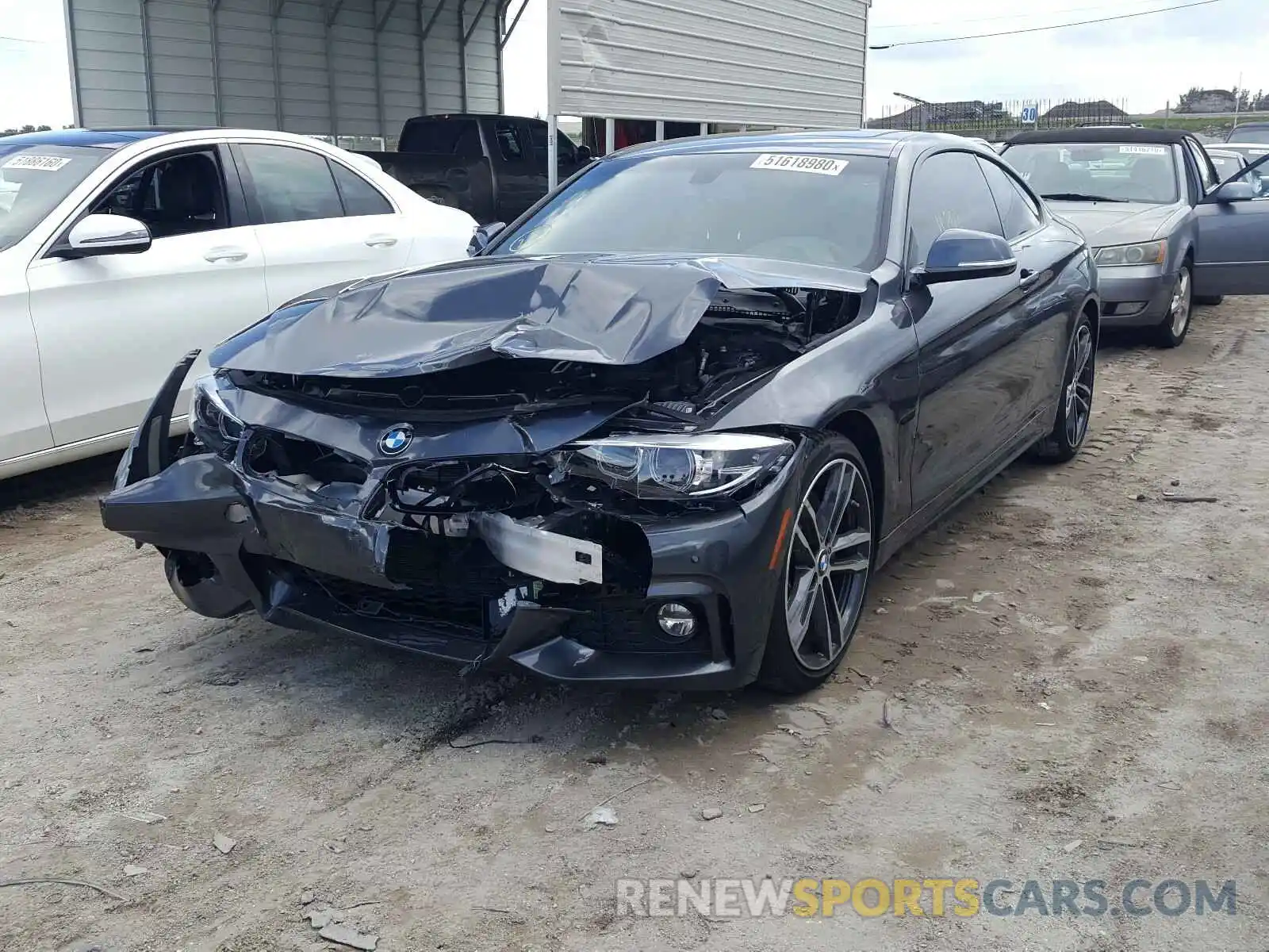 2 Photograph of a damaged car WBA4W7C50KAG52467 BMW 4 SERIES 2019