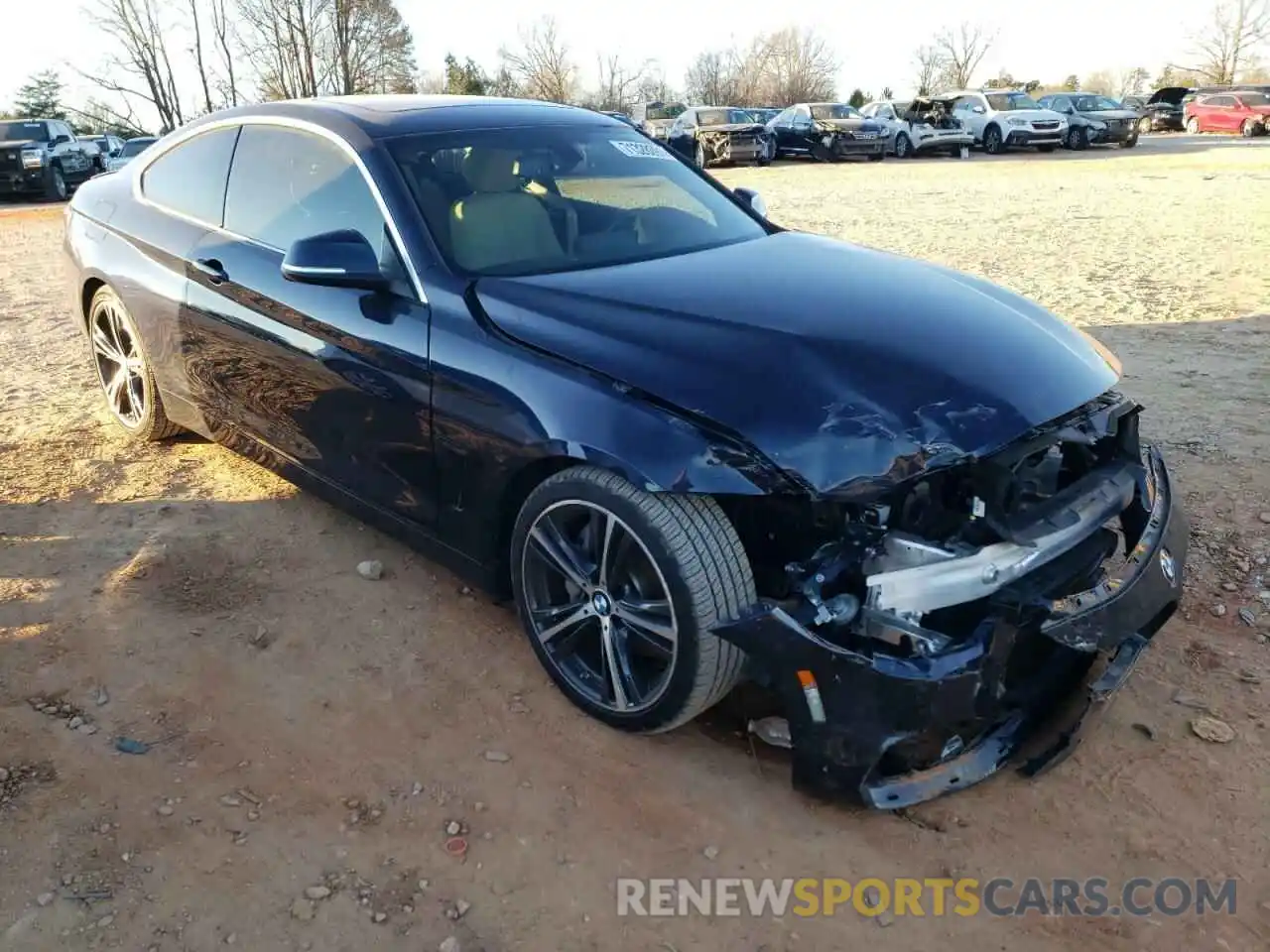 1 Photograph of a damaged car WBA4W7C50KAG52839 BMW 4 SERIES 2019