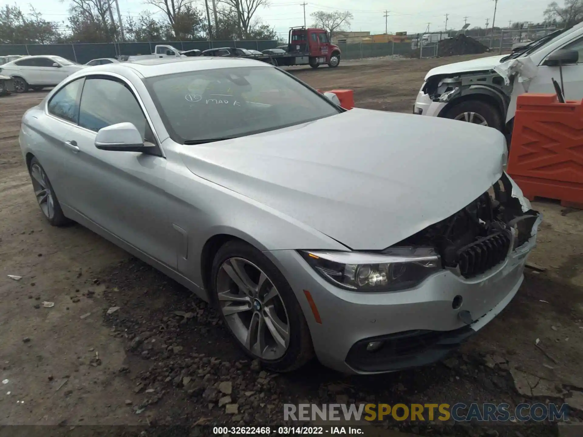 1 Photograph of a damaged car WBA4W7C51KAG52283 BMW 4 SERIES 2019