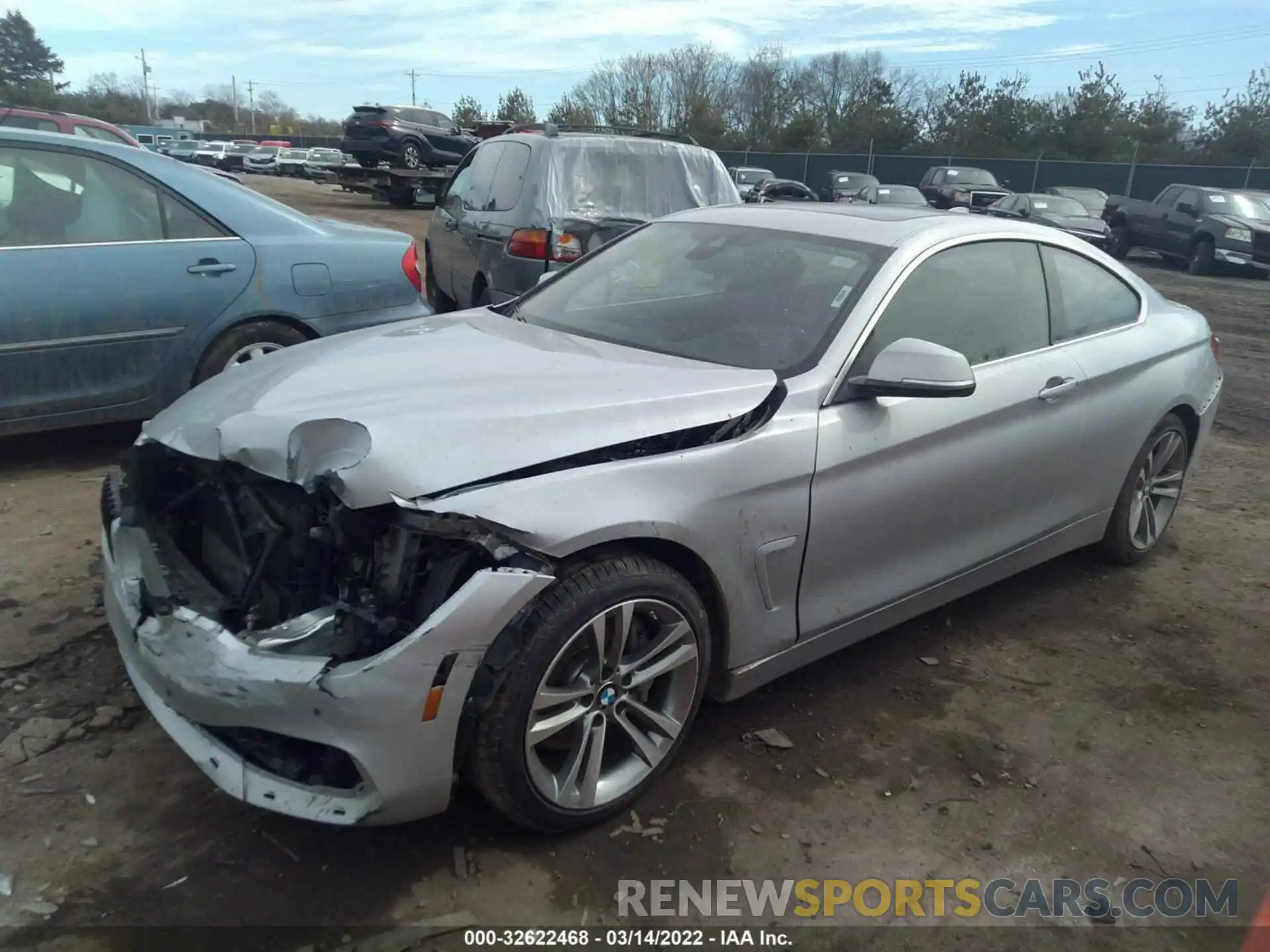 2 Photograph of a damaged car WBA4W7C51KAG52283 BMW 4 SERIES 2019