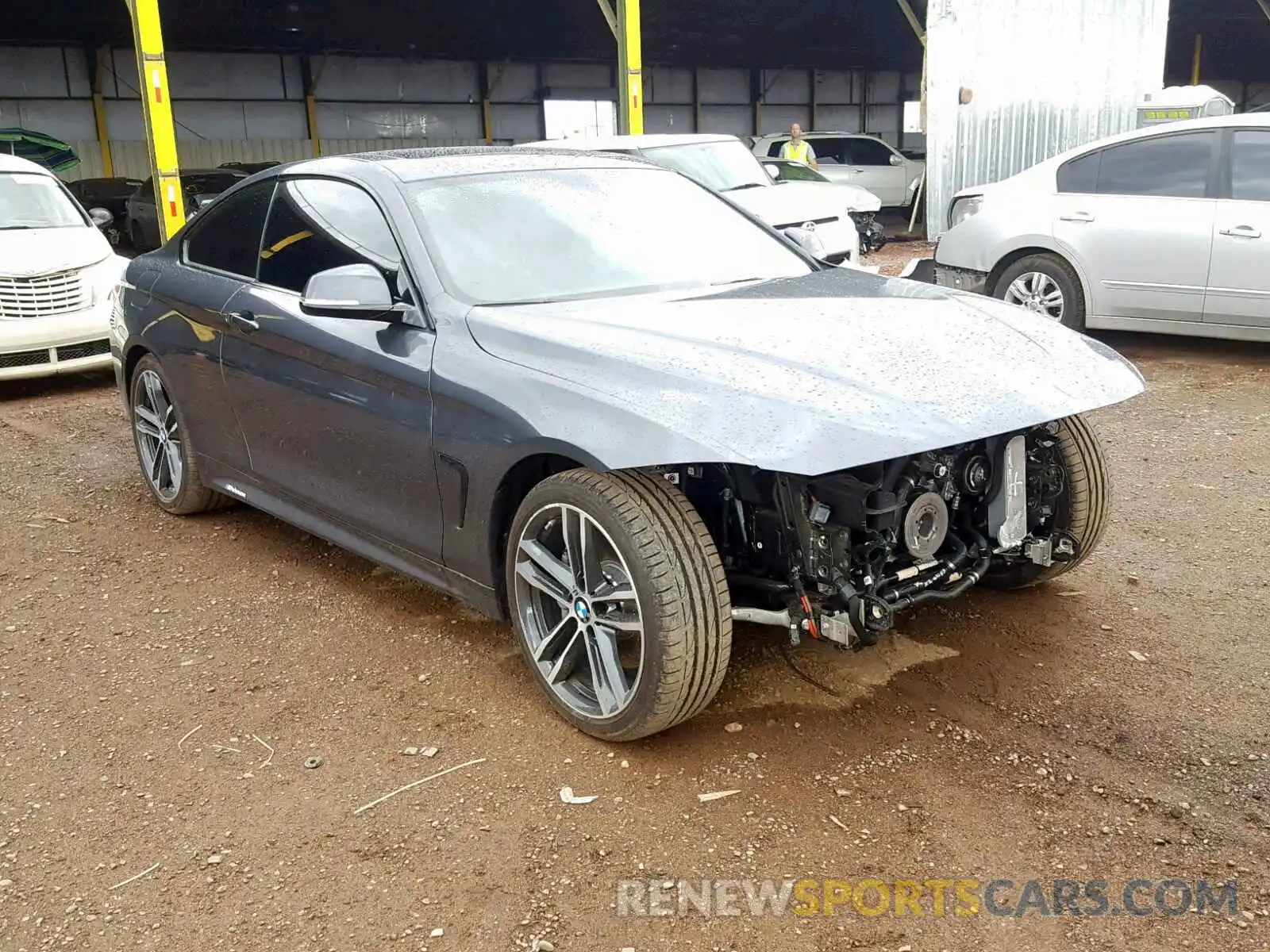 1 Photograph of a damaged car WBA4W7C51KAG52574 BMW 4 SERIES 2019