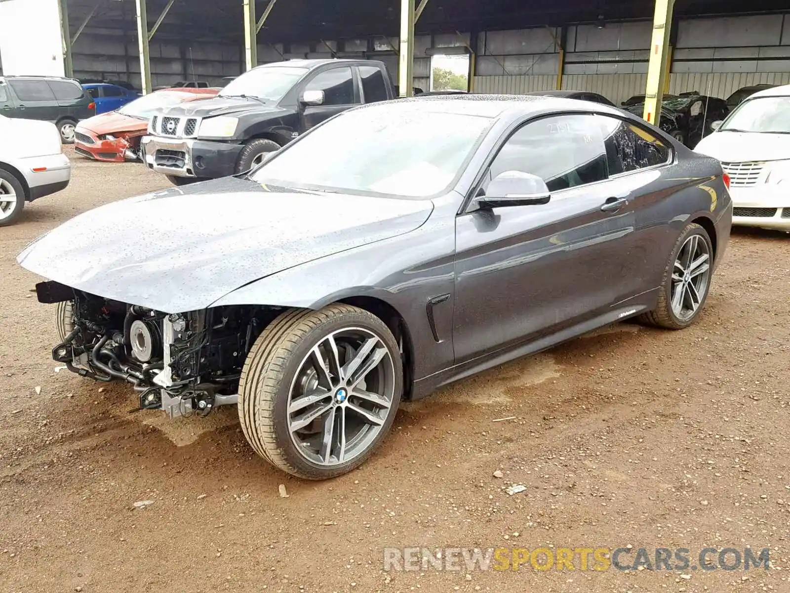 2 Photograph of a damaged car WBA4W7C51KAG52574 BMW 4 SERIES 2019