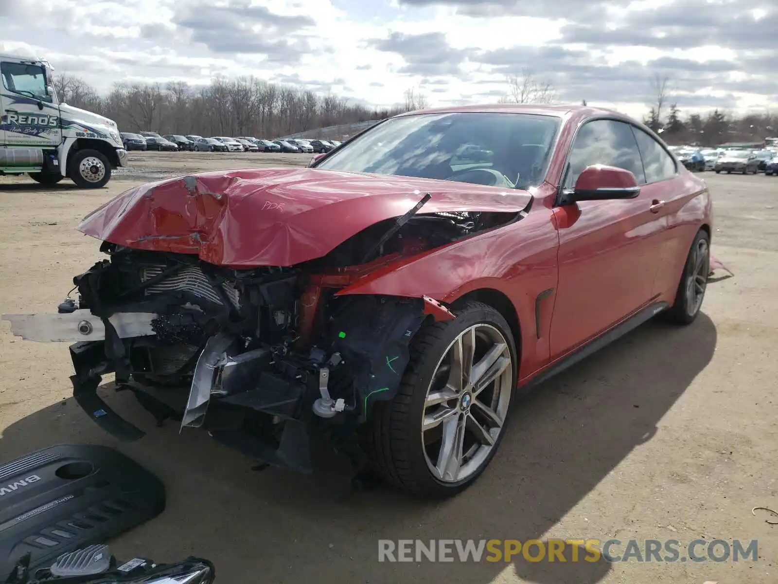 2 Photograph of a damaged car WBA4W7C53KAG52480 BMW 4 SERIES 2019