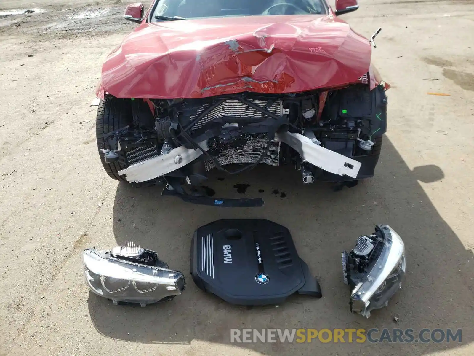 9 Фотография поврежденного автомобиля WBA4W7C53KAG52480 BMW 4 SERIES 2019