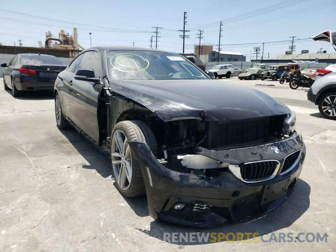 1 Photograph of a damaged car WBA4W7C54KAG52455 BMW 4 SERIES 2019