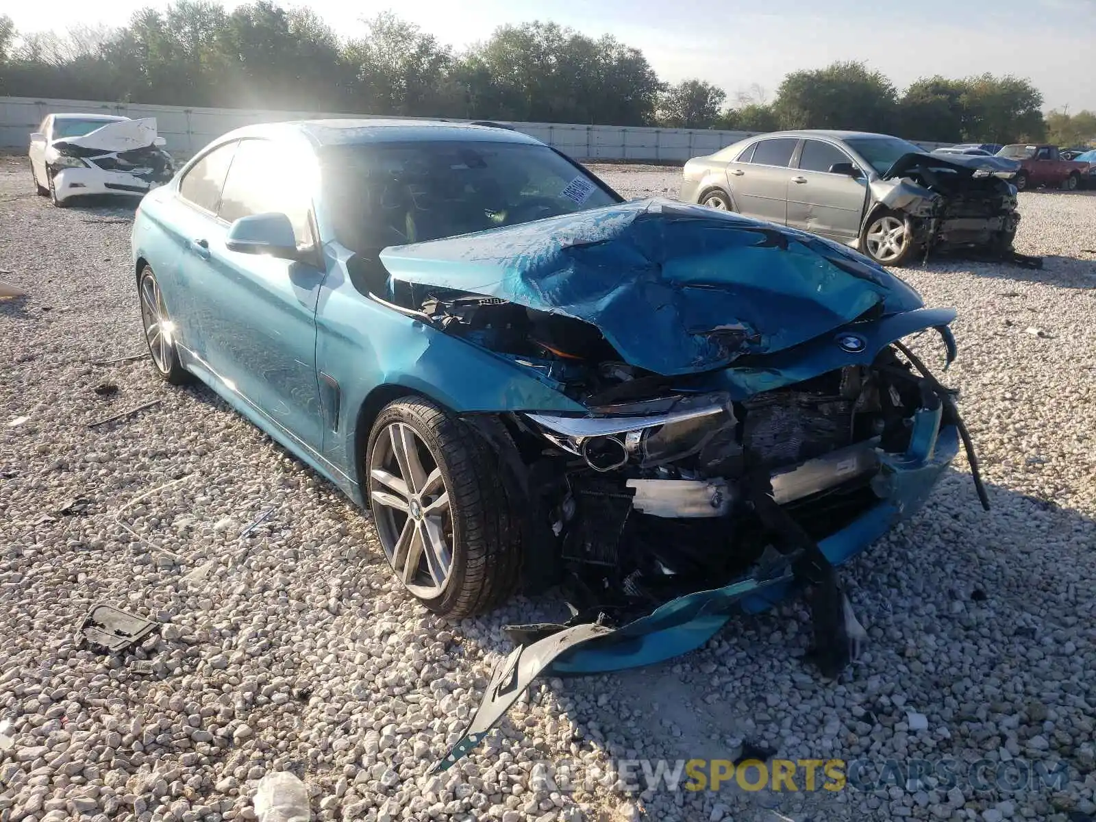 1 Photograph of a damaged car WBA4W7C54KAG52598 BMW 4 SERIES 2019