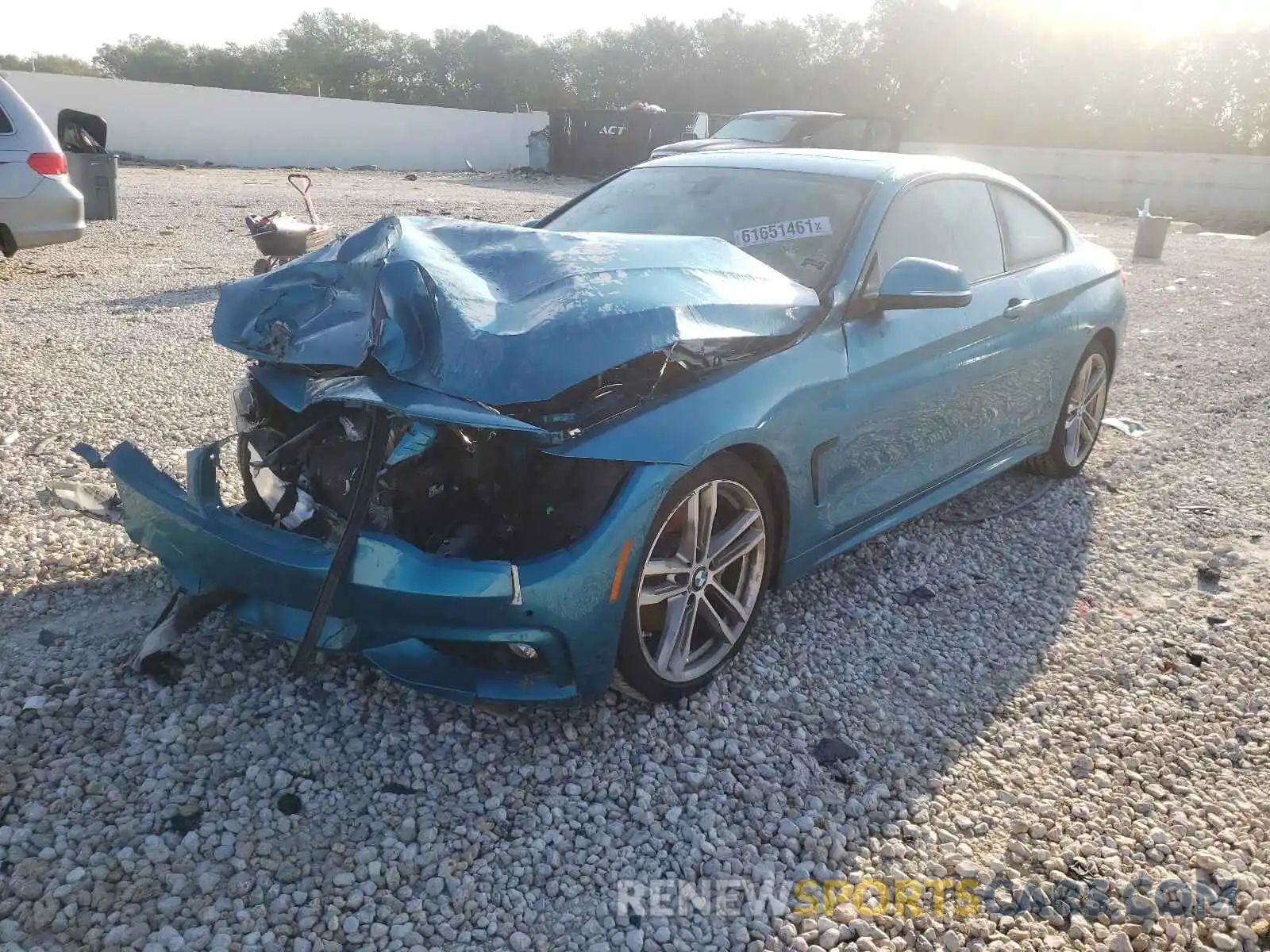 2 Photograph of a damaged car WBA4W7C54KAG52598 BMW 4 SERIES 2019