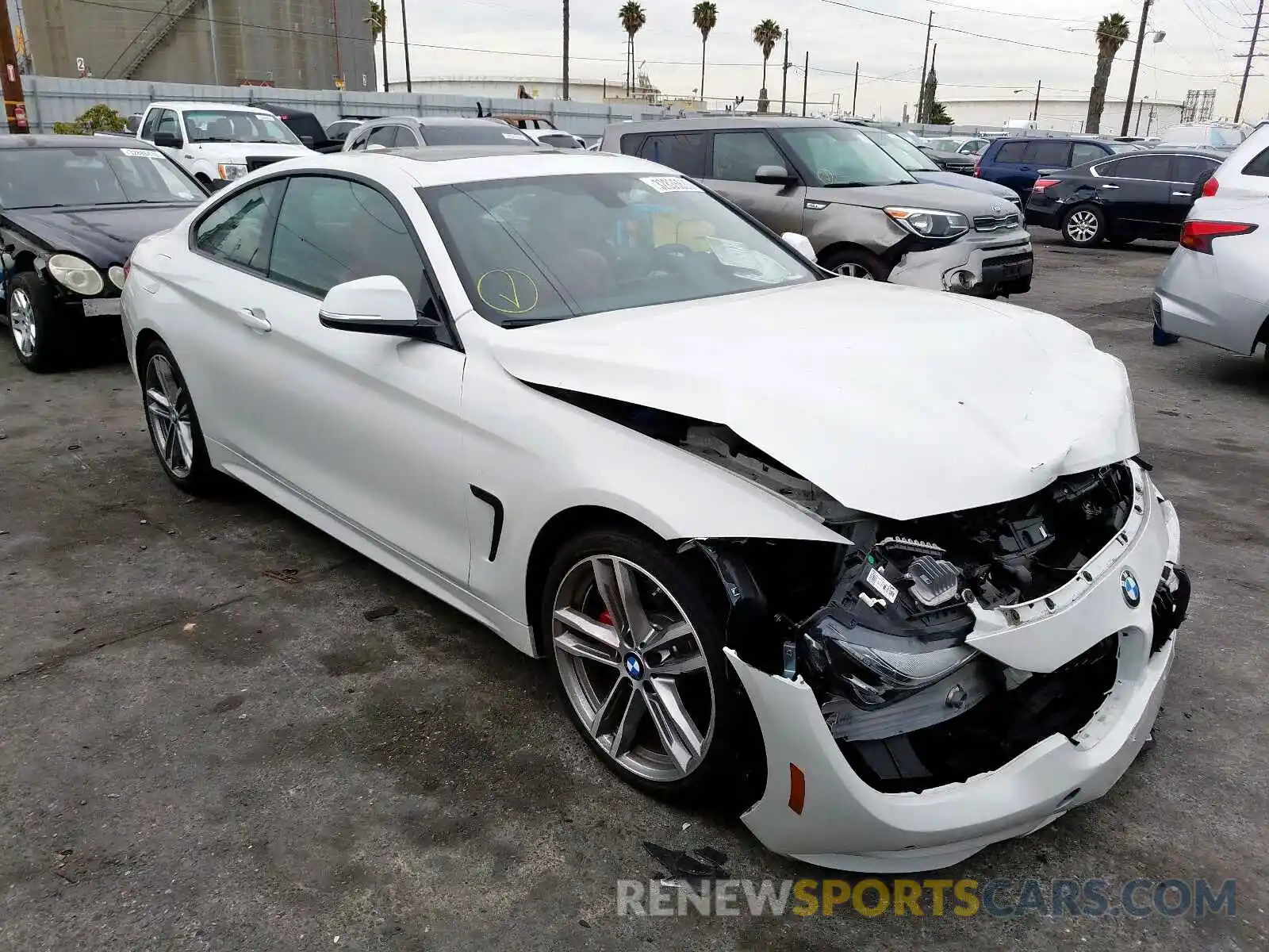 1 Photograph of a damaged car WBA4W7C54KAG52987 BMW 4 SERIES 2019