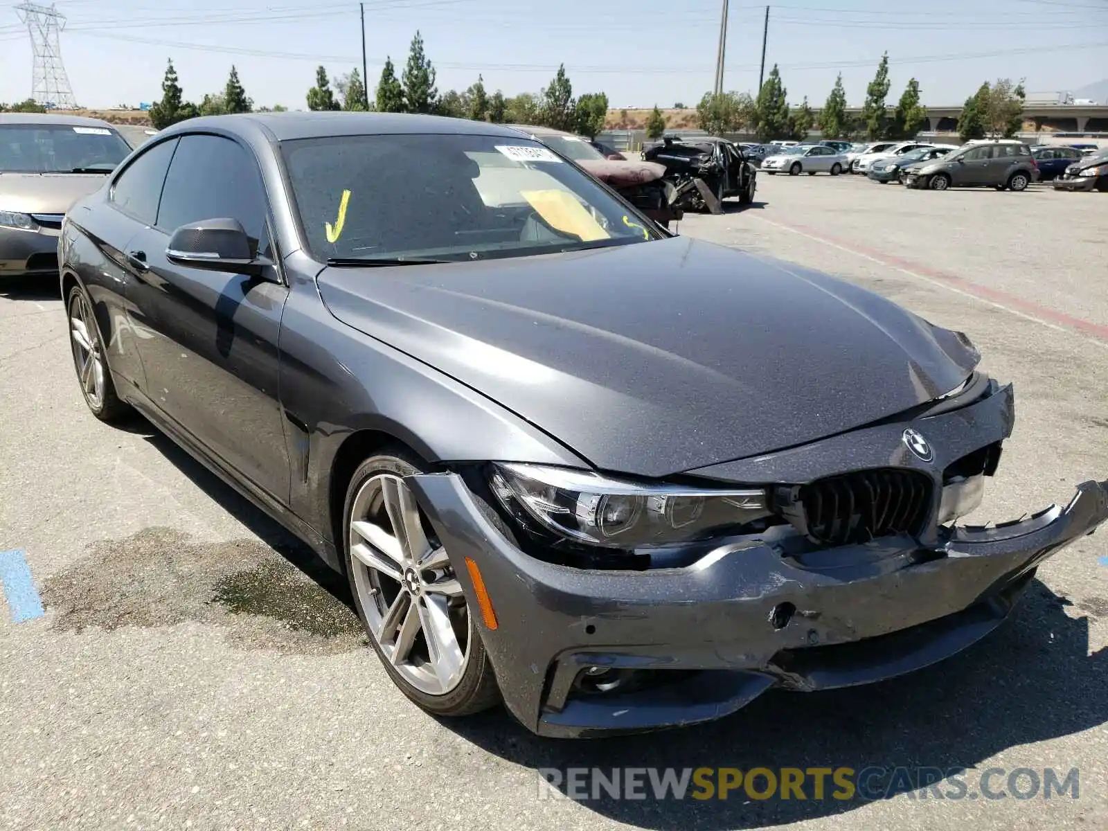 1 Photograph of a damaged car WBA4W7C55KAG51931 BMW 4 SERIES 2019