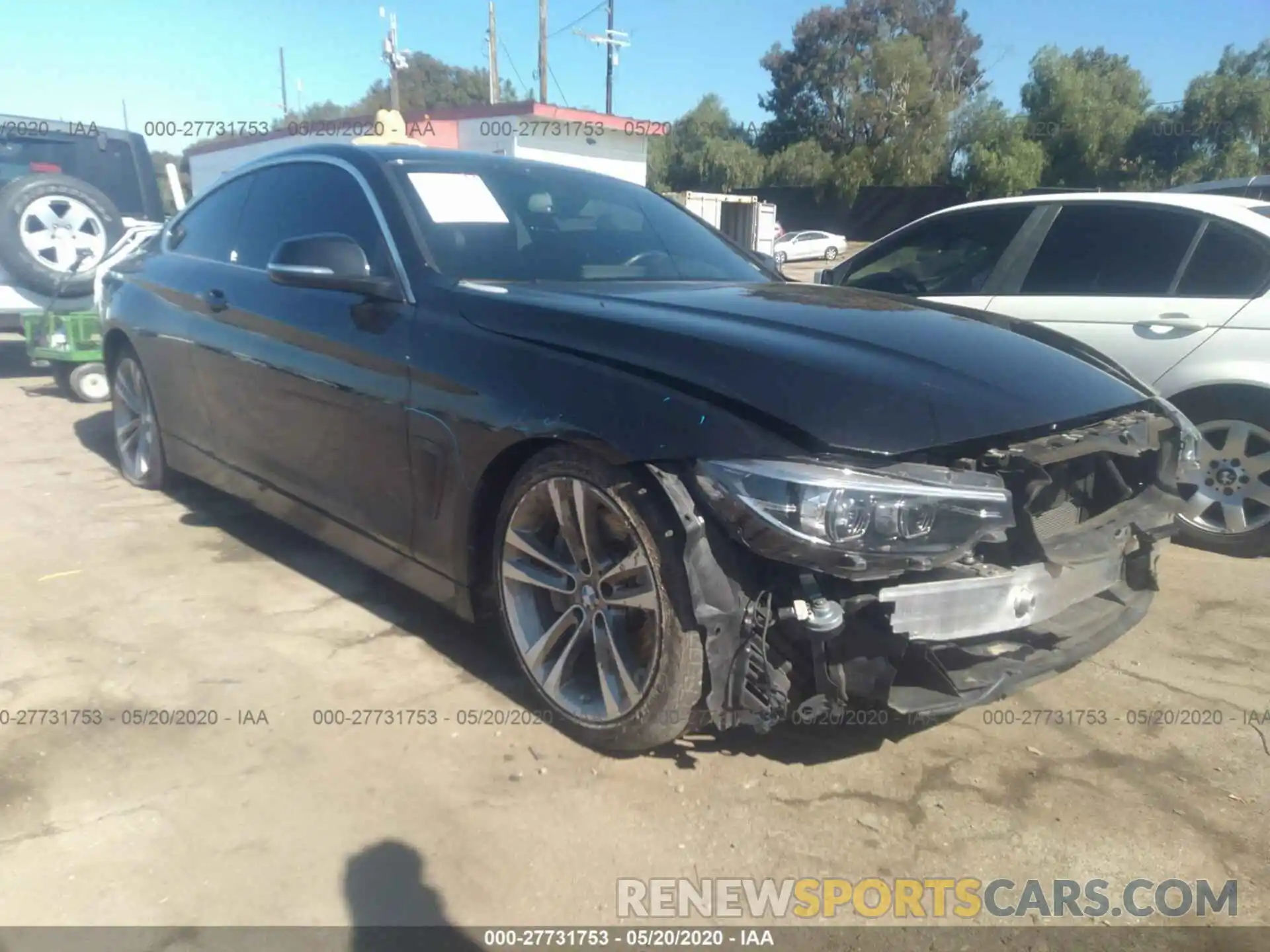 1 Photograph of a damaged car WBA4W7C55KAG51976 BMW 4 SERIES 2019