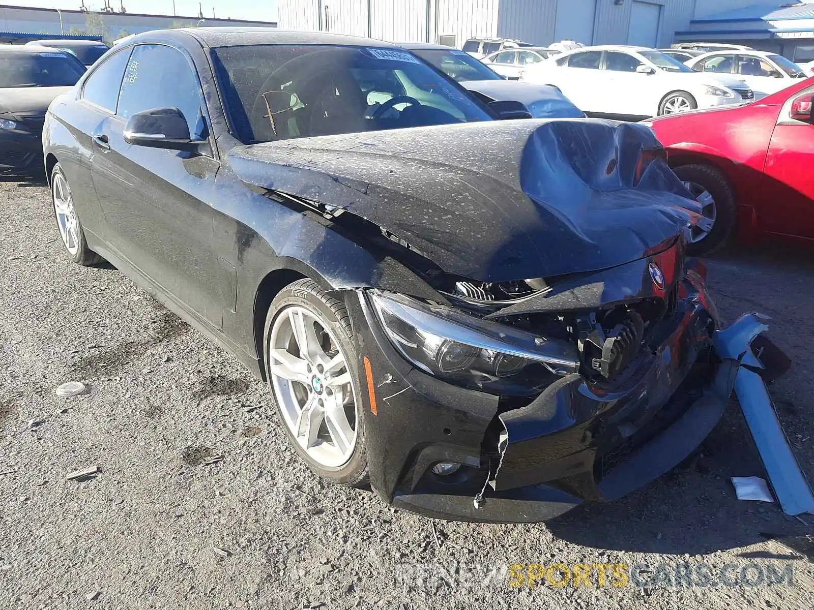 1 Photograph of a damaged car WBA4W7C55KAG52741 BMW 4 SERIES 2019