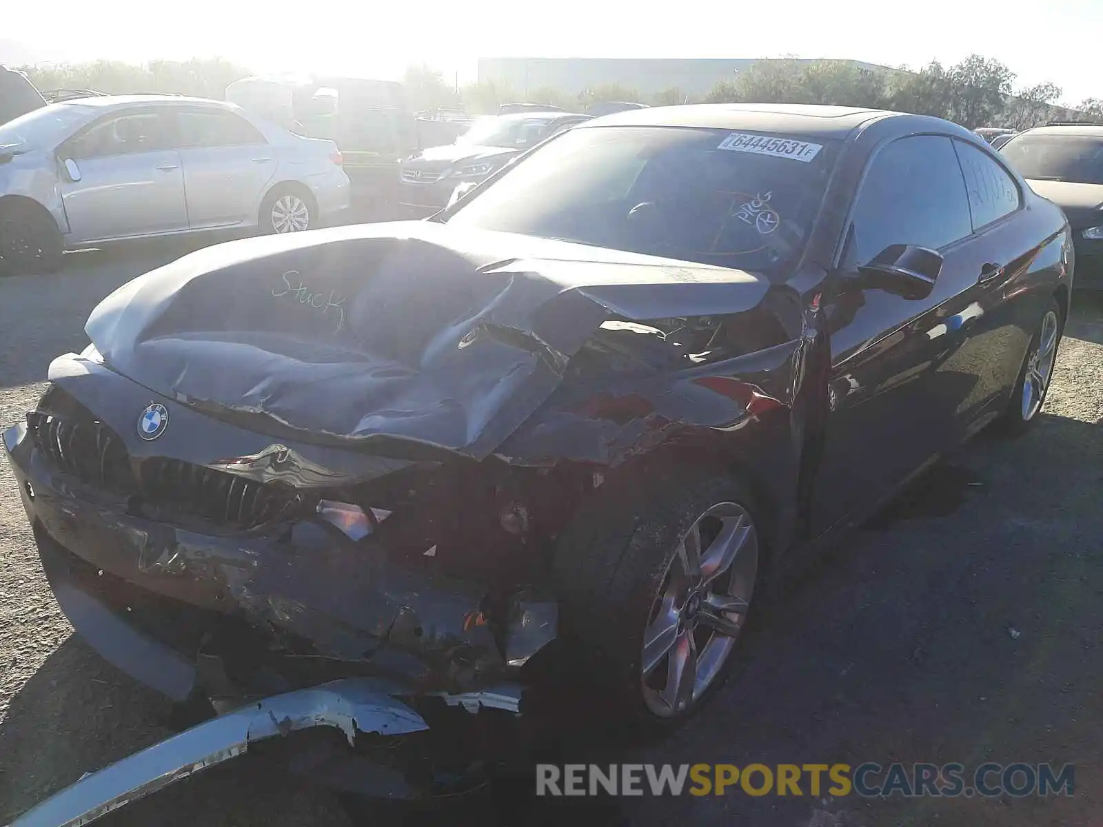 2 Photograph of a damaged car WBA4W7C55KAG52741 BMW 4 SERIES 2019