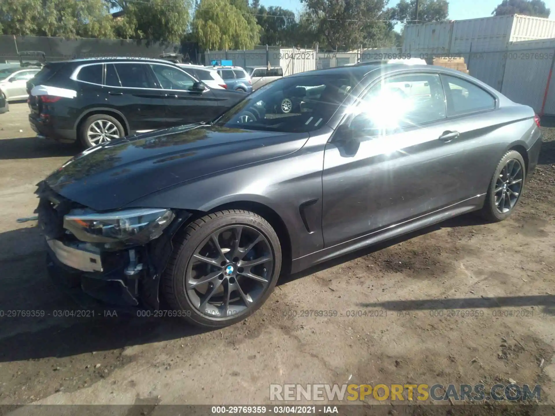 2 Photograph of a damaged car WBA4W7C55KAG53078 BMW 4 SERIES 2019