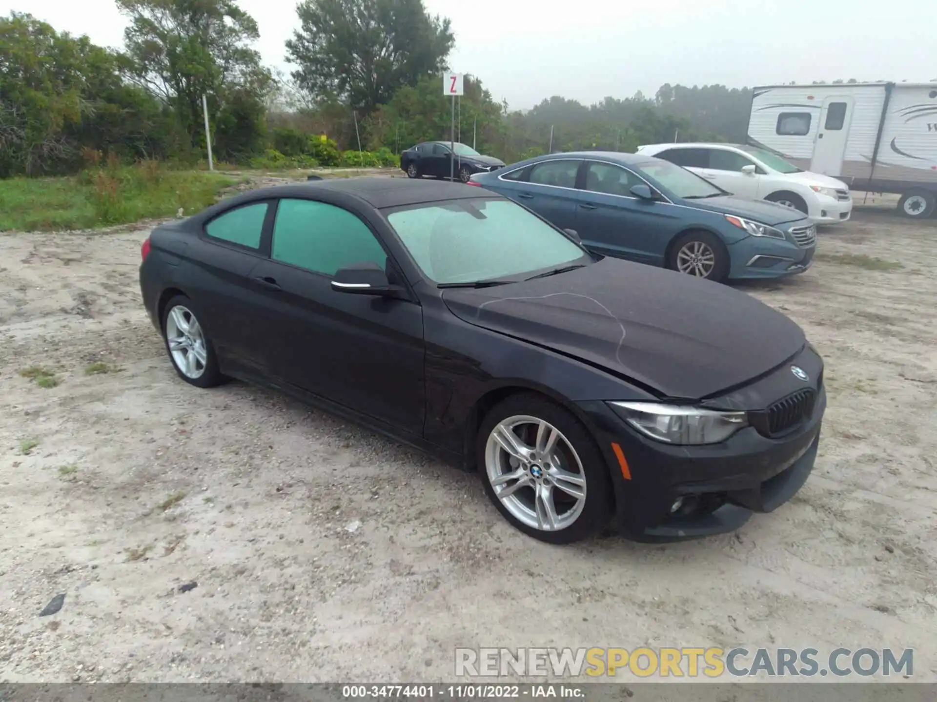 1 Фотография поврежденного автомобиля WBA4W7C57KAG52207 BMW 4 SERIES 2019