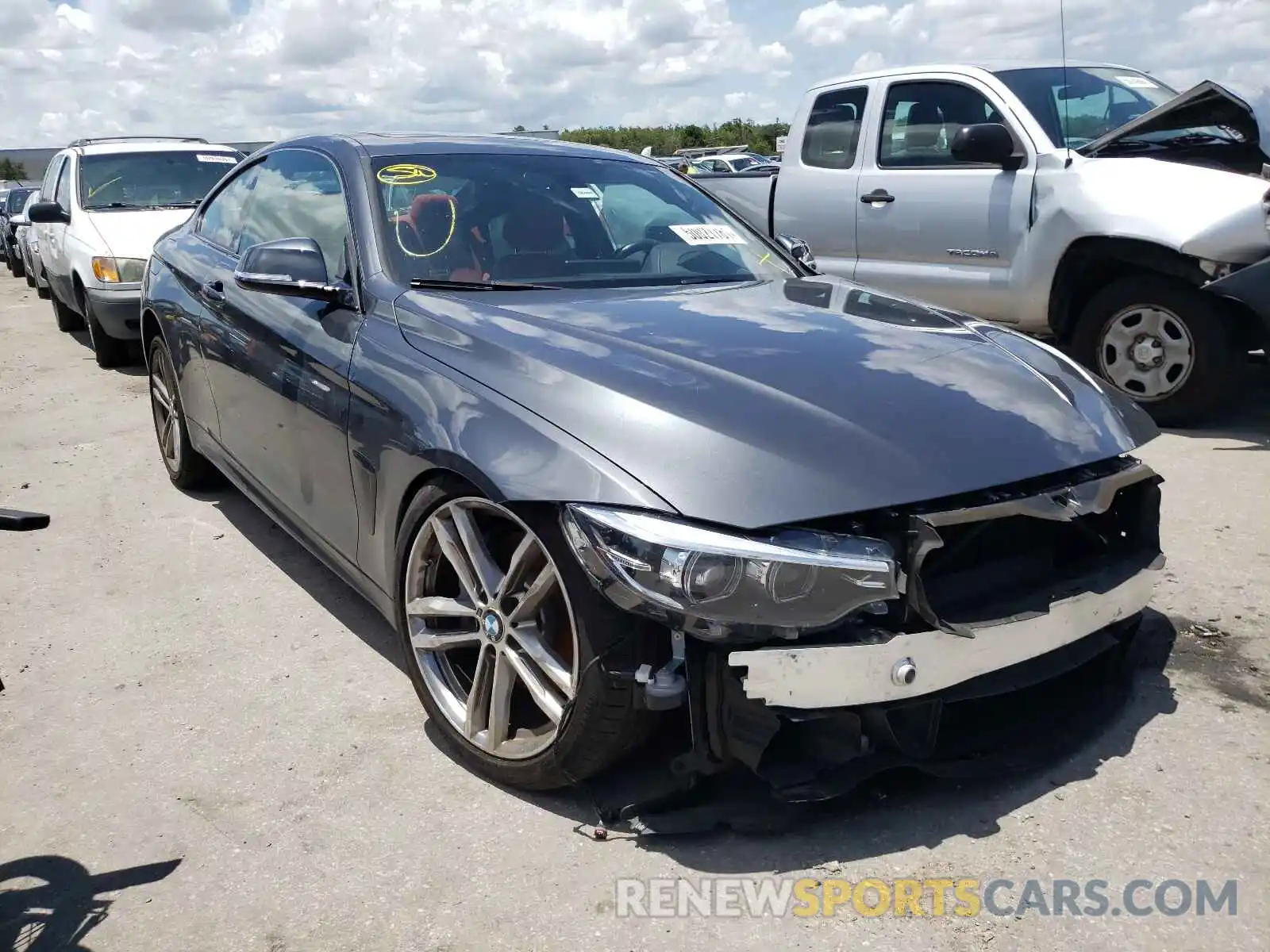 1 Photograph of a damaged car WBA4W7C57KAG52725 BMW 4 SERIES 2019