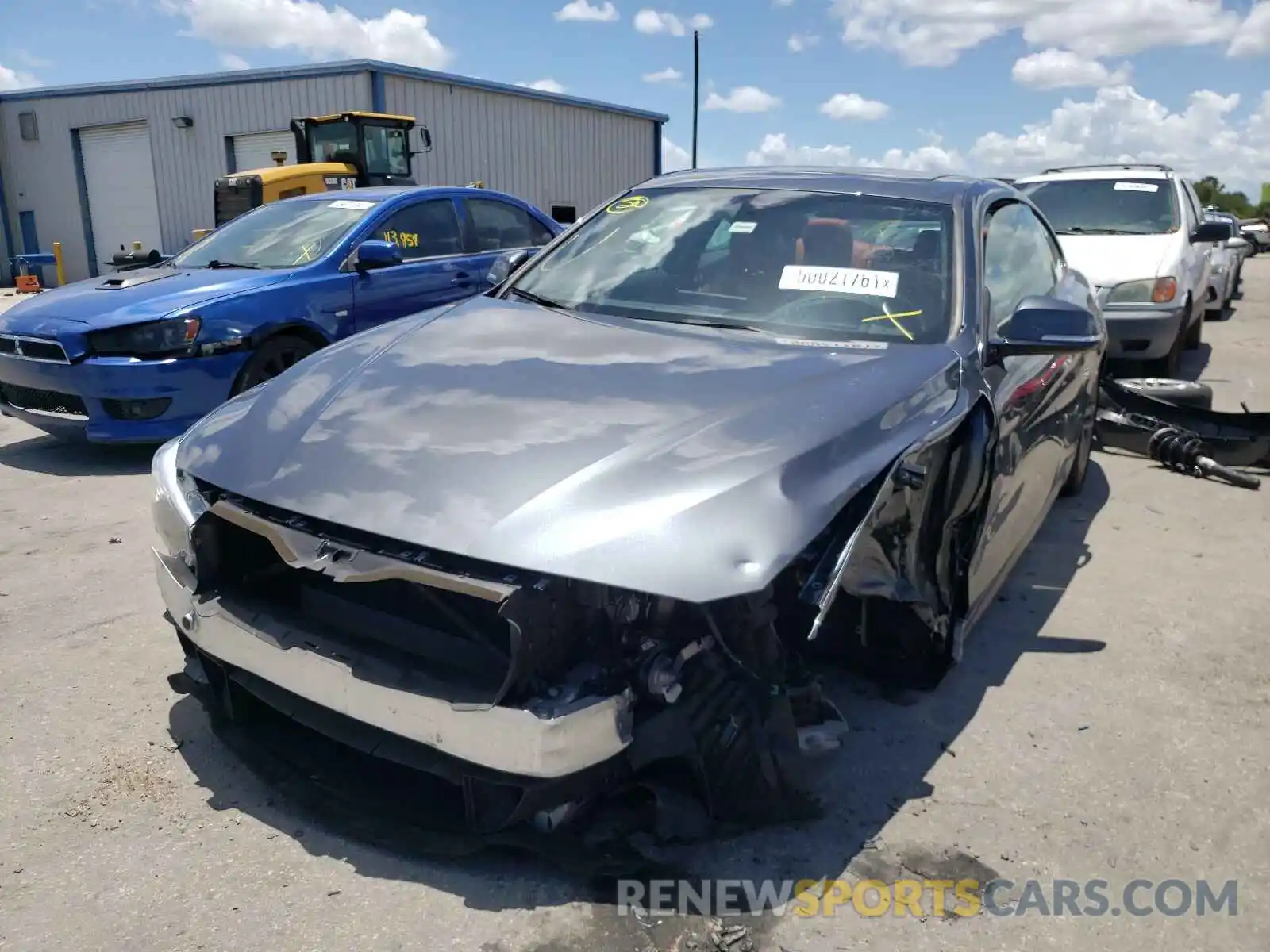 2 Photograph of a damaged car WBA4W7C57KAG52725 BMW 4 SERIES 2019