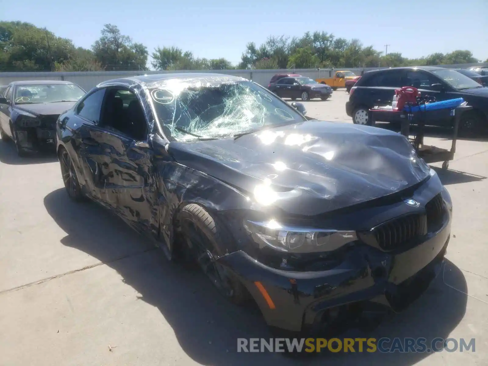 1 Photograph of a damaged car WBA4W7C58KAG51907 BMW 4 SERIES 2019